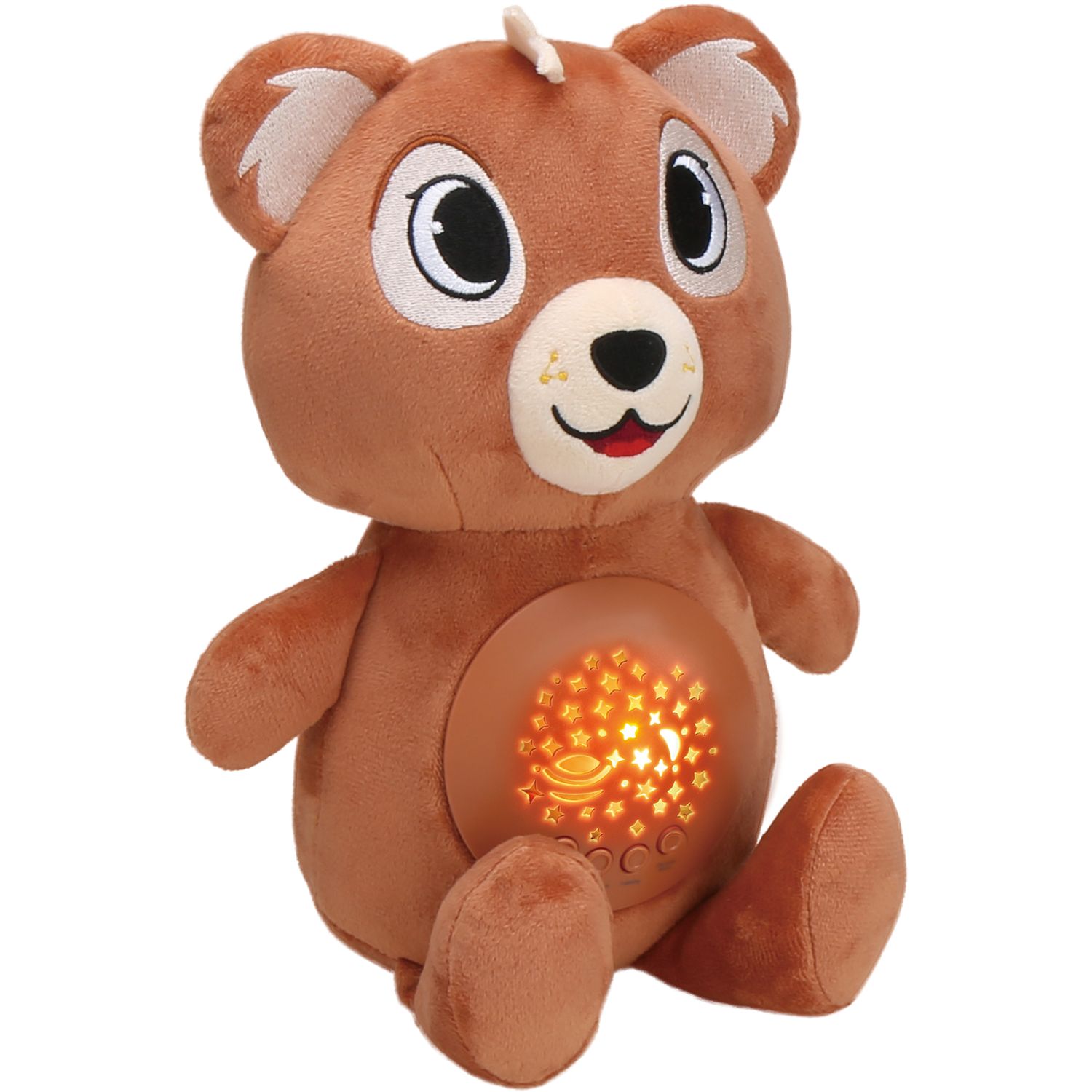 Voir la diapositive 6 : ONE TWO FUN Peluche projecteur Nuit Animaux