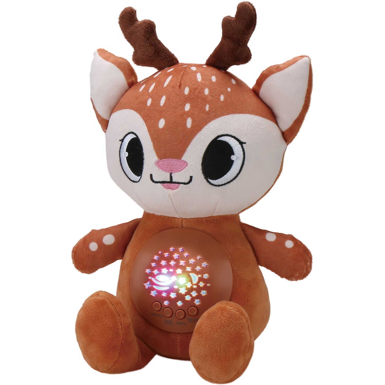 Voir la diapositive 4 : ONE TWO FUN Peluche projecteur Nuit Animaux