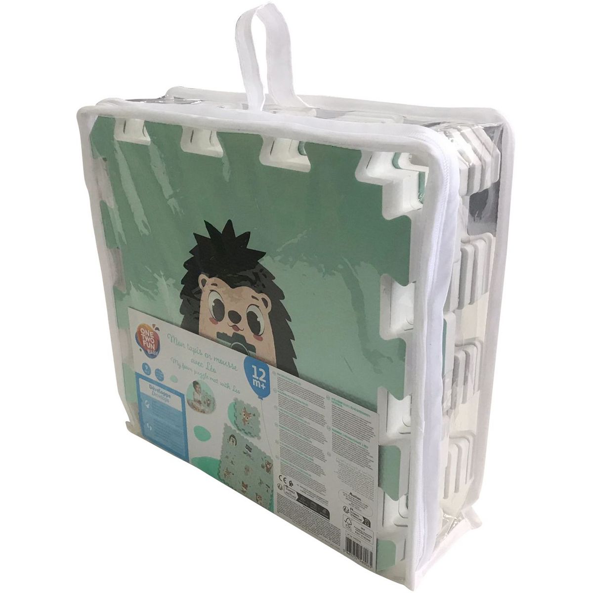 ONE TWO FUN Mon tapis puzzle en mousse avec Léo