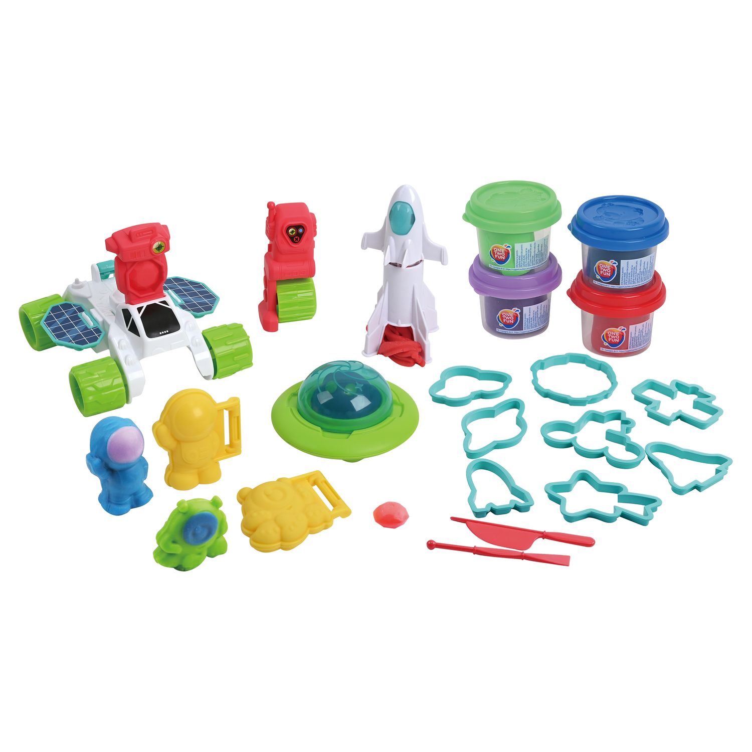 Voir la diapositive 6 : ONE TWO FUN Mon Set de vaisseau Spatial