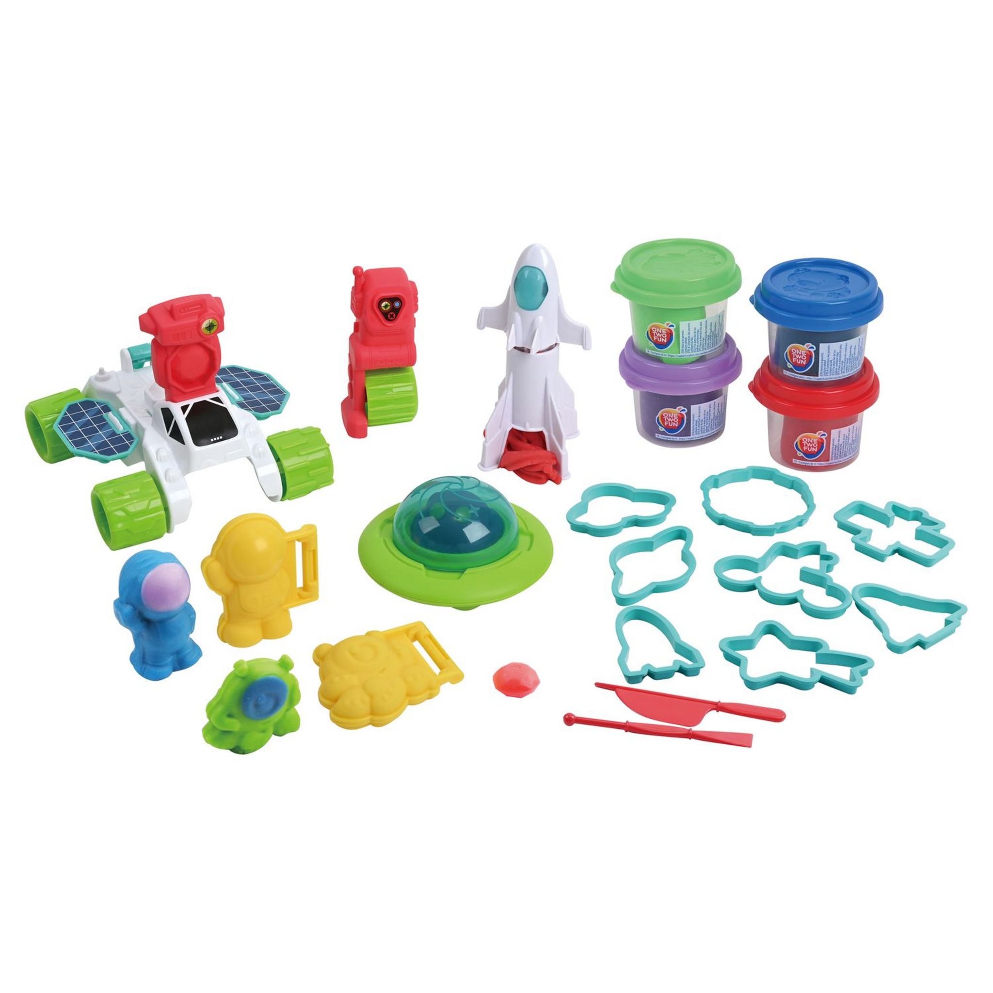 Voir la diapositive 6 : ONE TWO FUN Mon Set de vaisseau Spatial