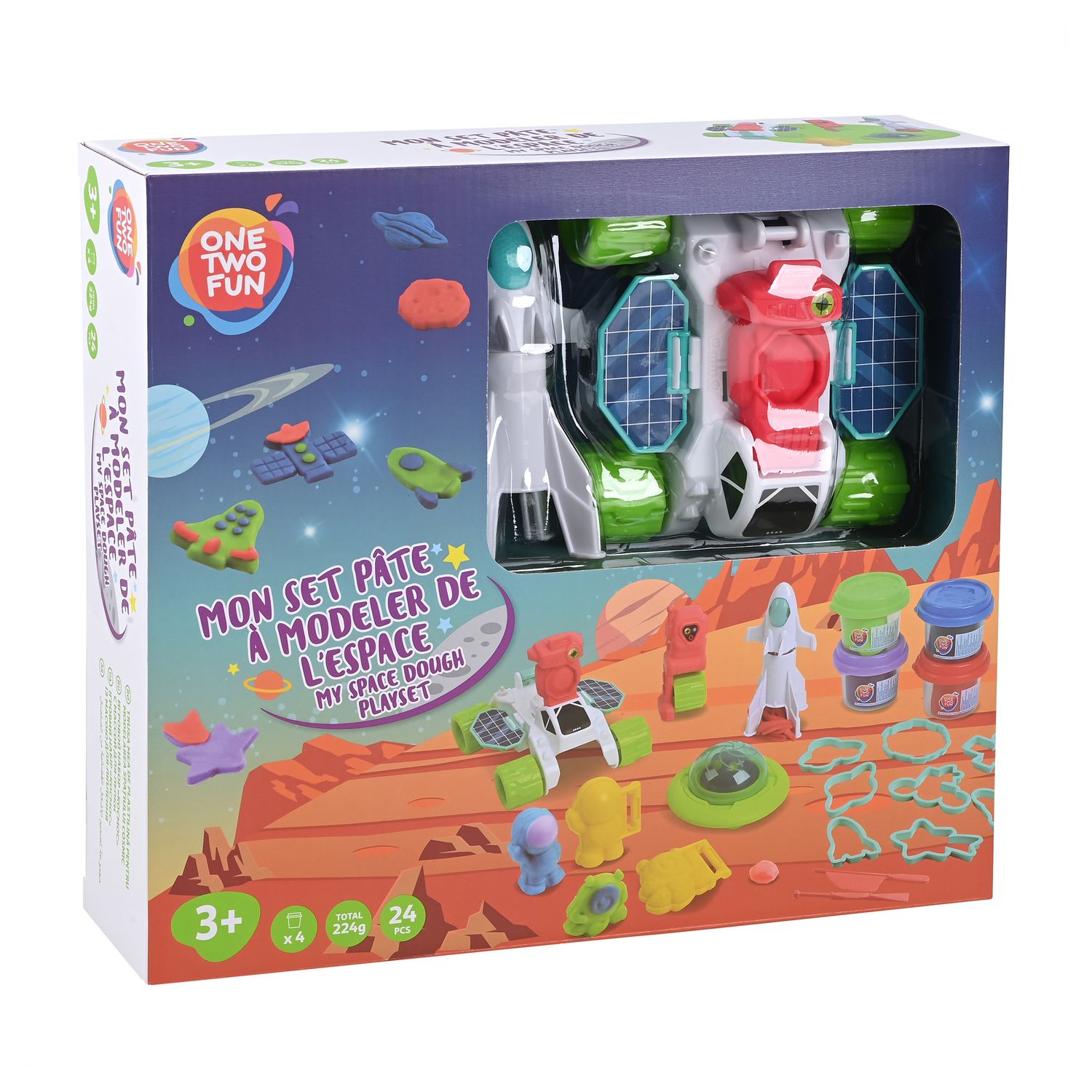 Voir la diapositive 2 : ONE TWO FUN Mon Set de vaisseau Spatial
