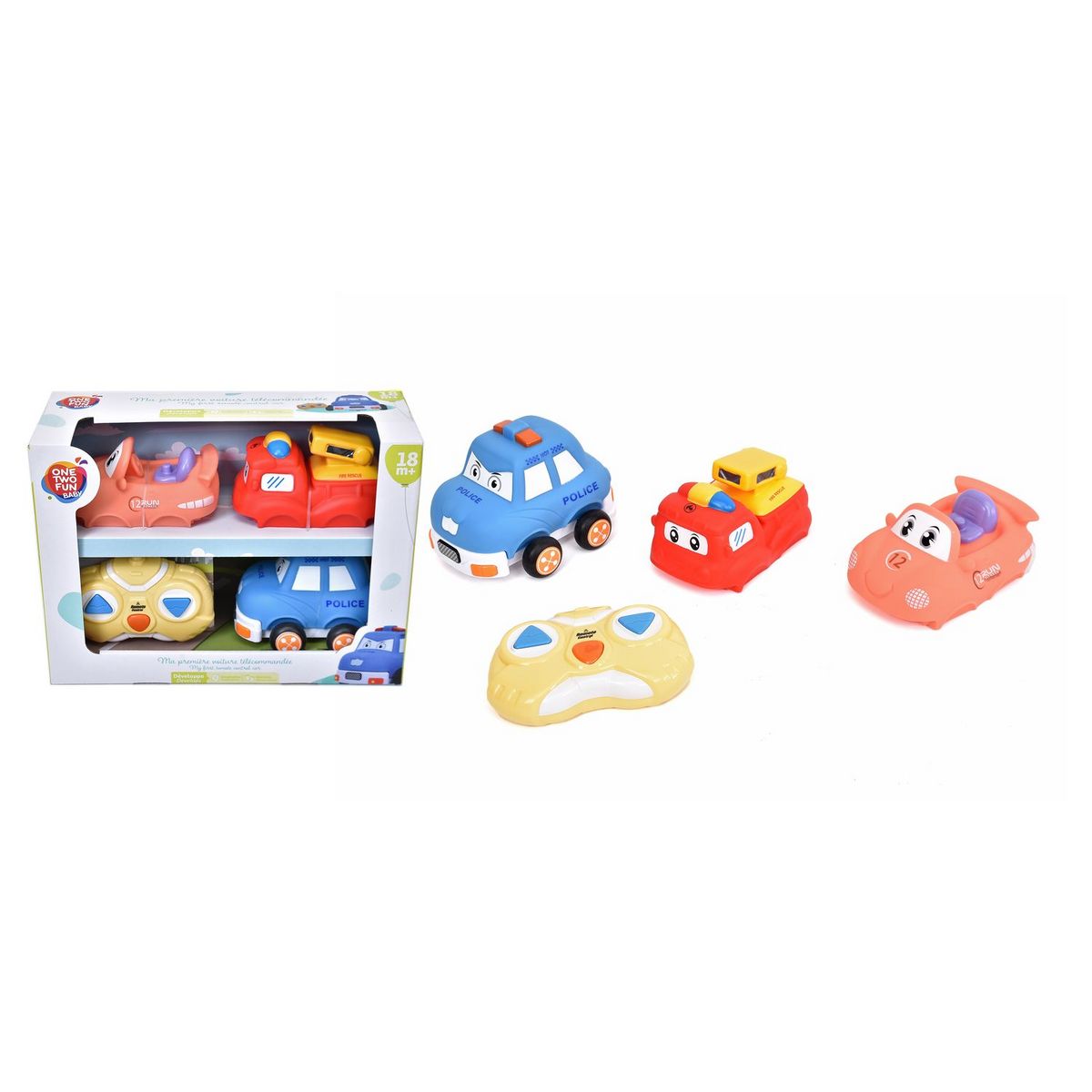 ONE TWO FUN Ma première voiture télécommandée