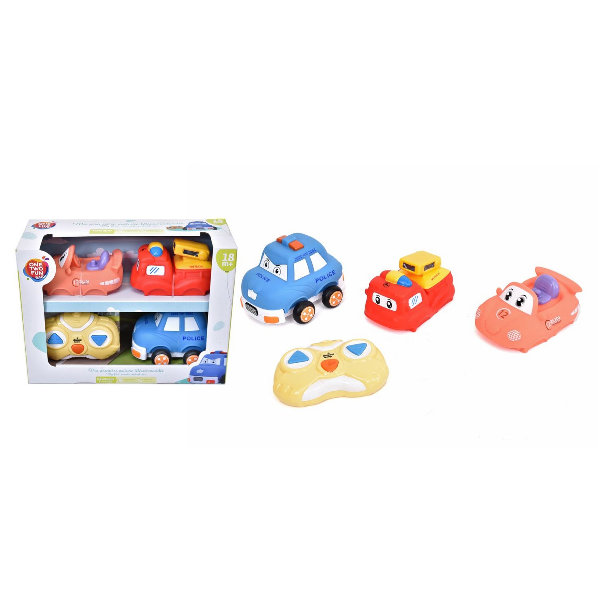 Voir la diapositive 4 : ONE TWO FUN Ma première voiture télécommandée