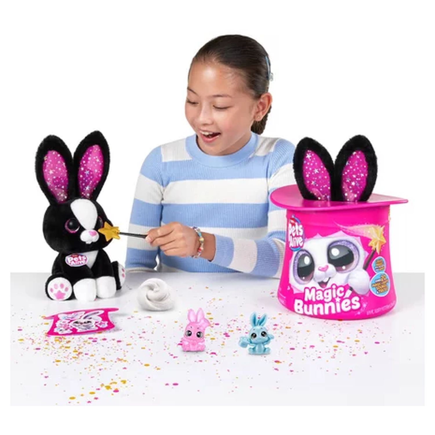 Voir la diapositive 3 : ZURU Peluche Pets Alive Magic Bunines