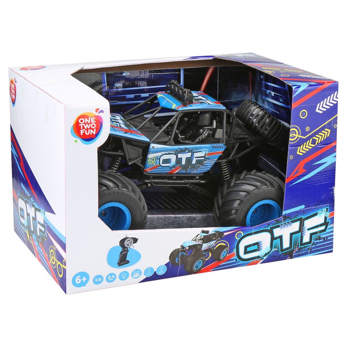 ONE TWO FUN Voiture RC Off road Climber échelle 1/10ème