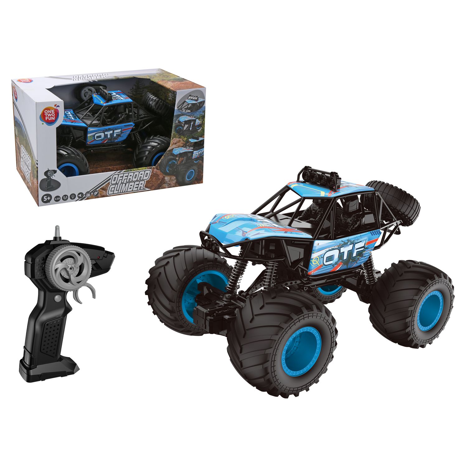 Voir la diapositive 2 : ONE TWO FUN Voiture RC Off road Climber échelle 1/10ème