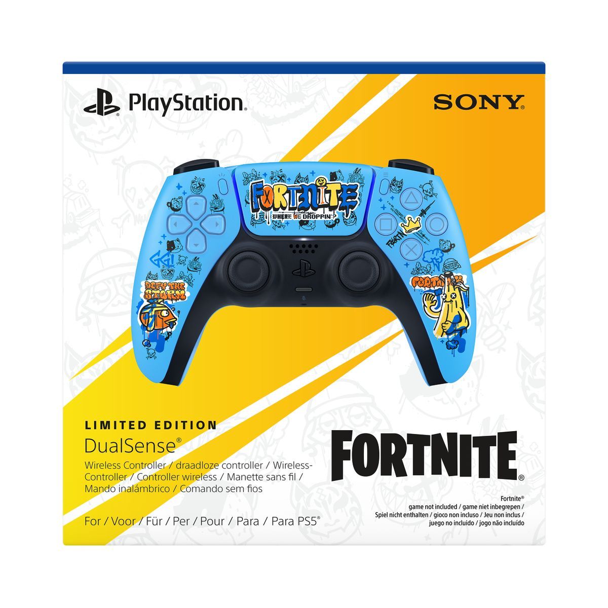 SONY Manette sans fil DualSense Édition limitée Fortnite PS5 / PC
