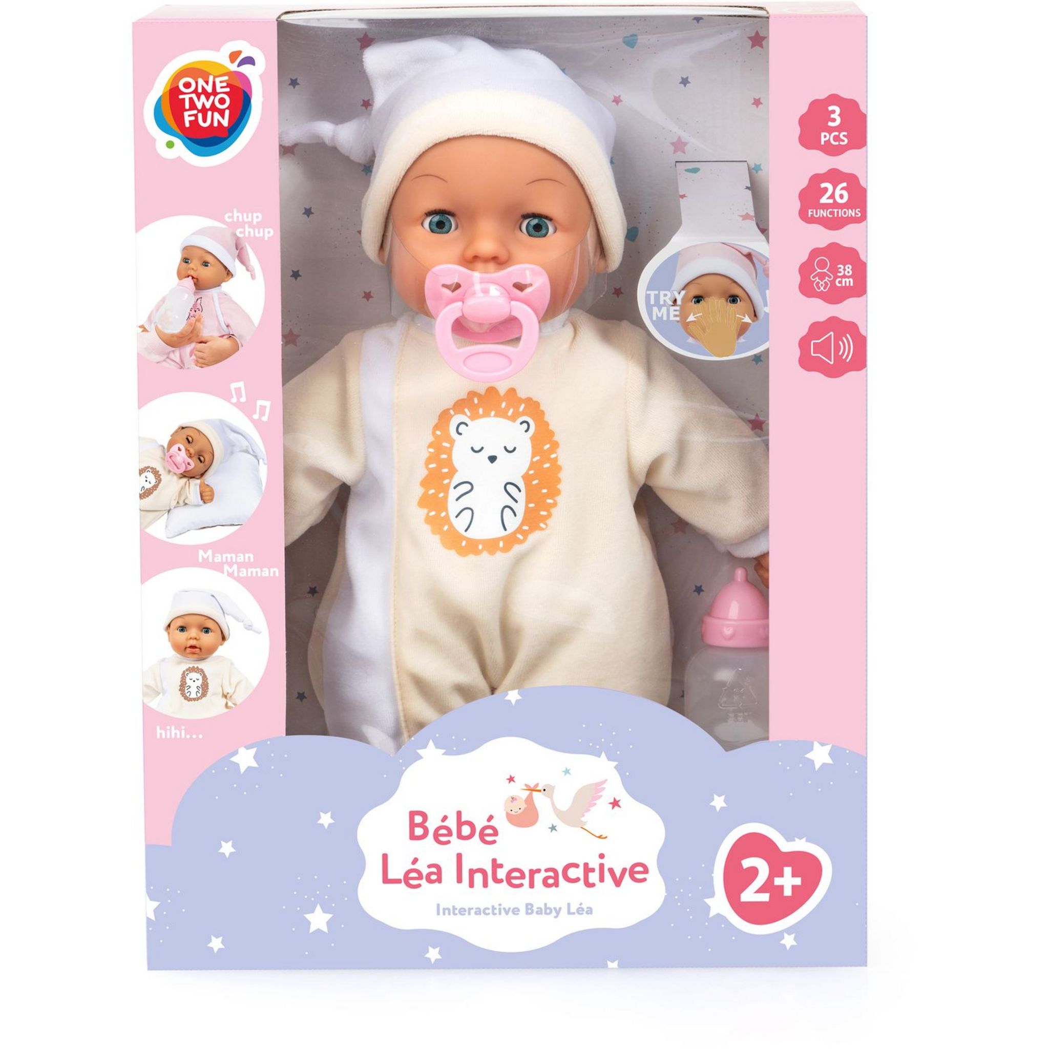 Voir la diapositive 6 : ONE TWO FUN Bébé Léa interactive