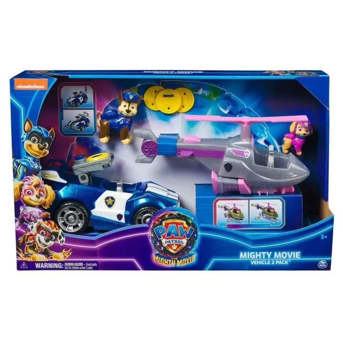 SPIN MASTER Pack de 2 véhicules Pat Patrouille + Figurines