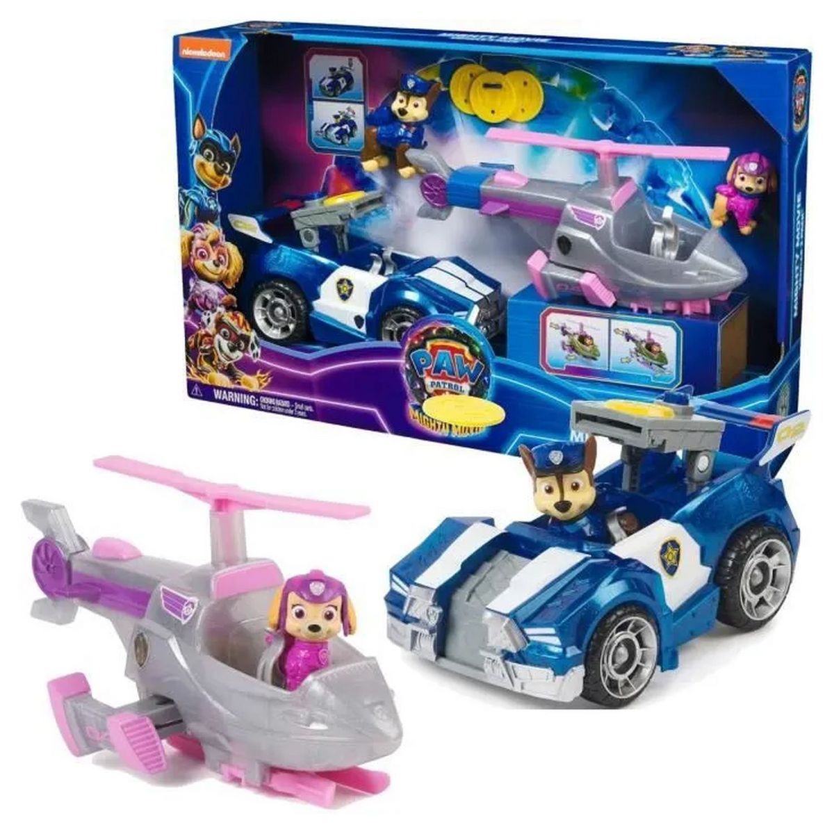 SPIN MASTER Pack de 2 véhicules Pat Patrouille + Figurines