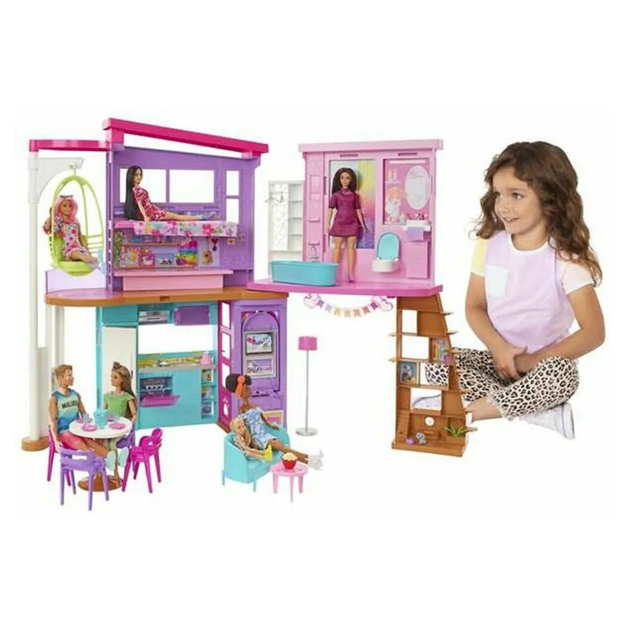 Voir la diapositive 3 : MATTEL Maison de vacances Malibu Barbie