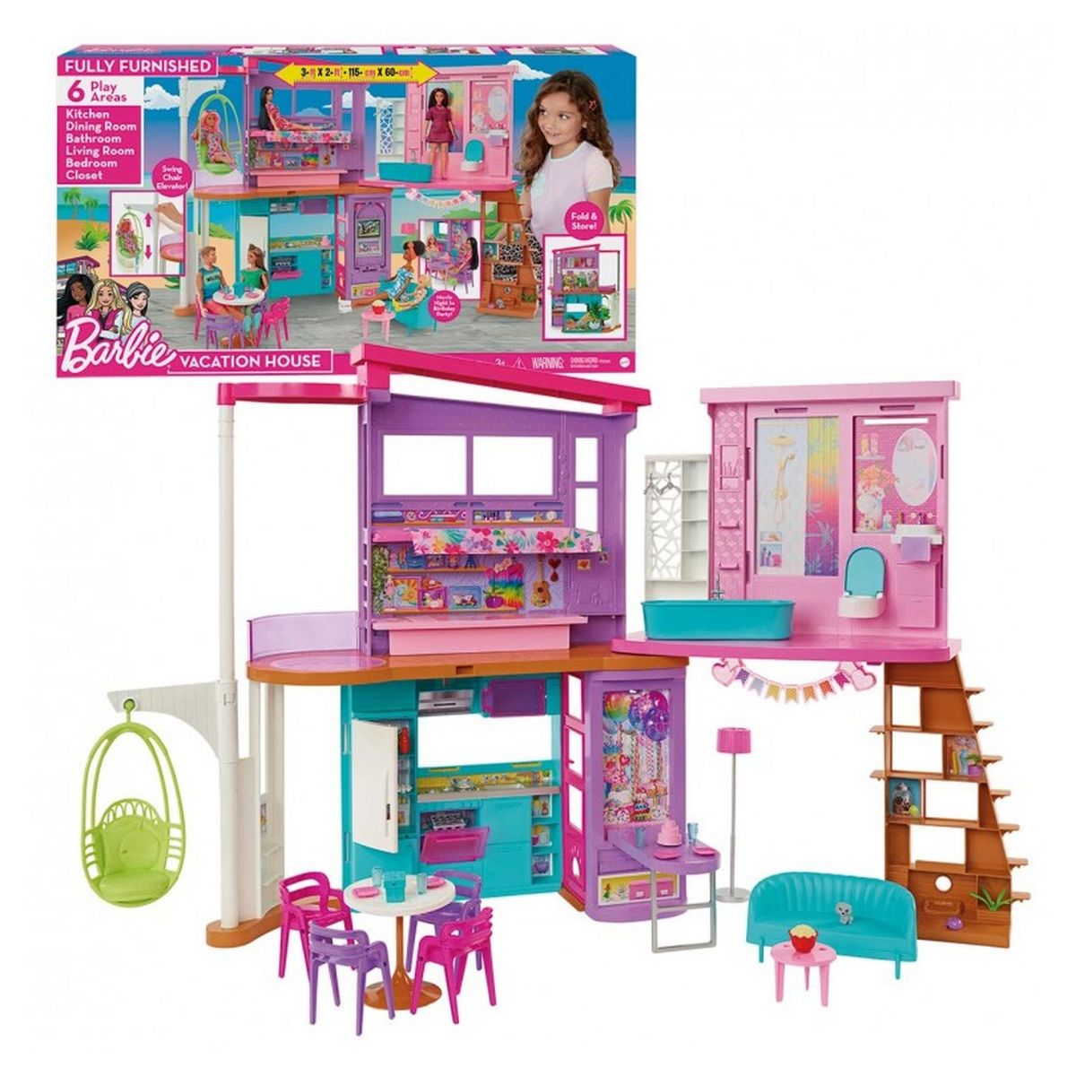 MATTEL Maison de vacances Malibu Barbie