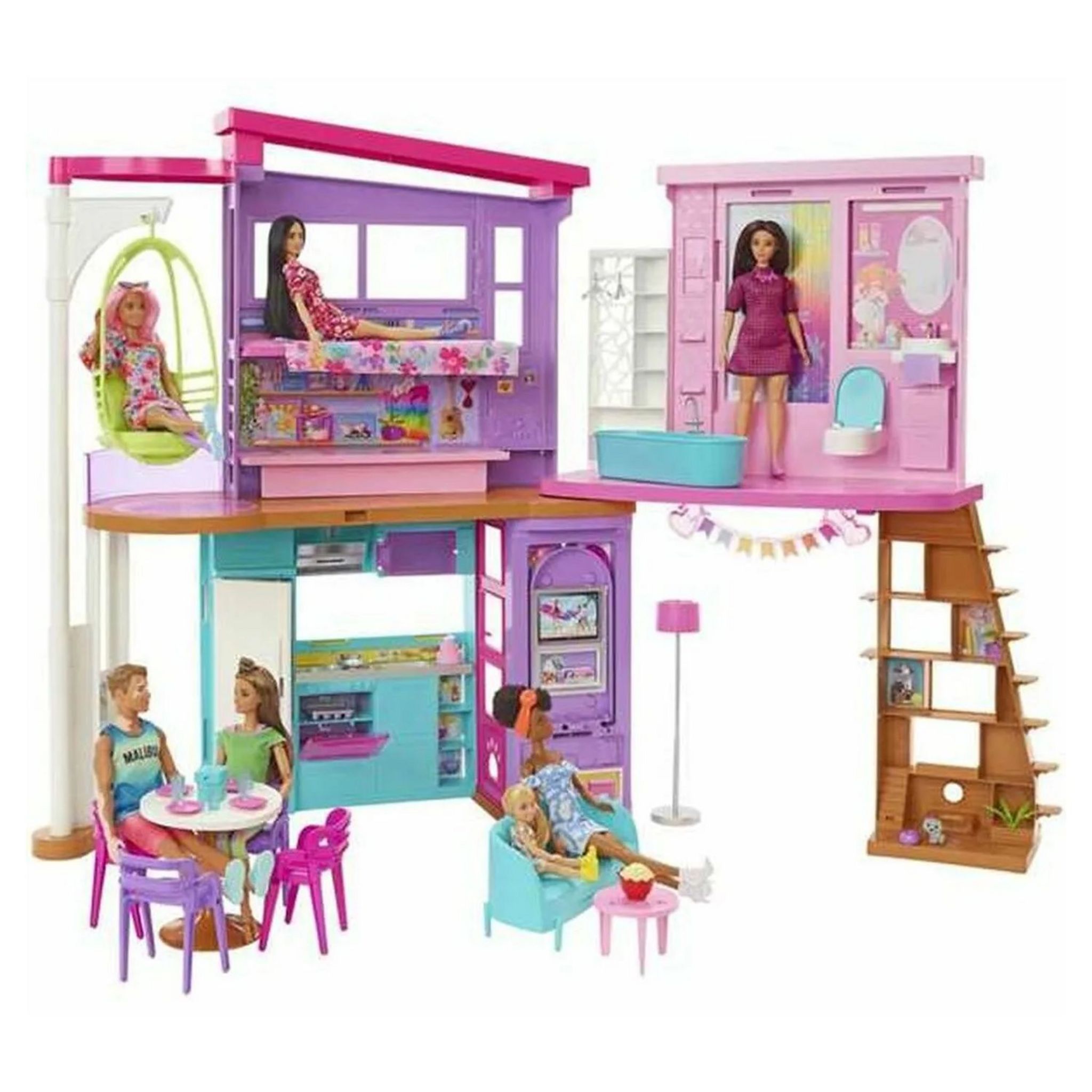 Voir la diapositive 2 : MATTEL Maison de vacances Malibu Barbie