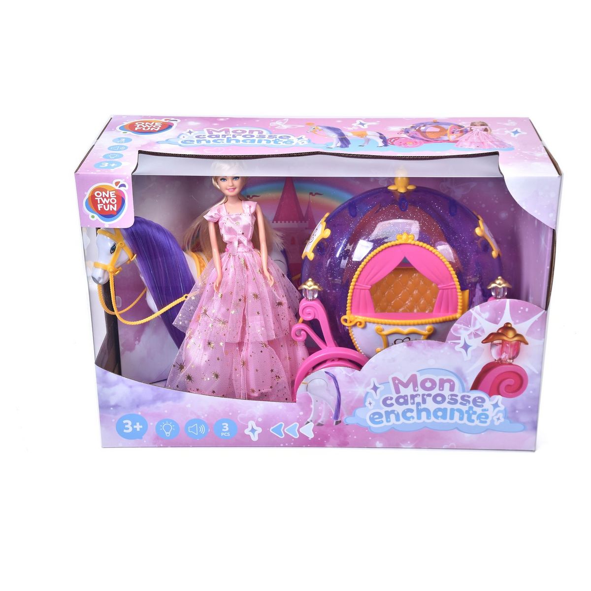ONE TWO FUN Mon Carrosse enchanté avec fonctions