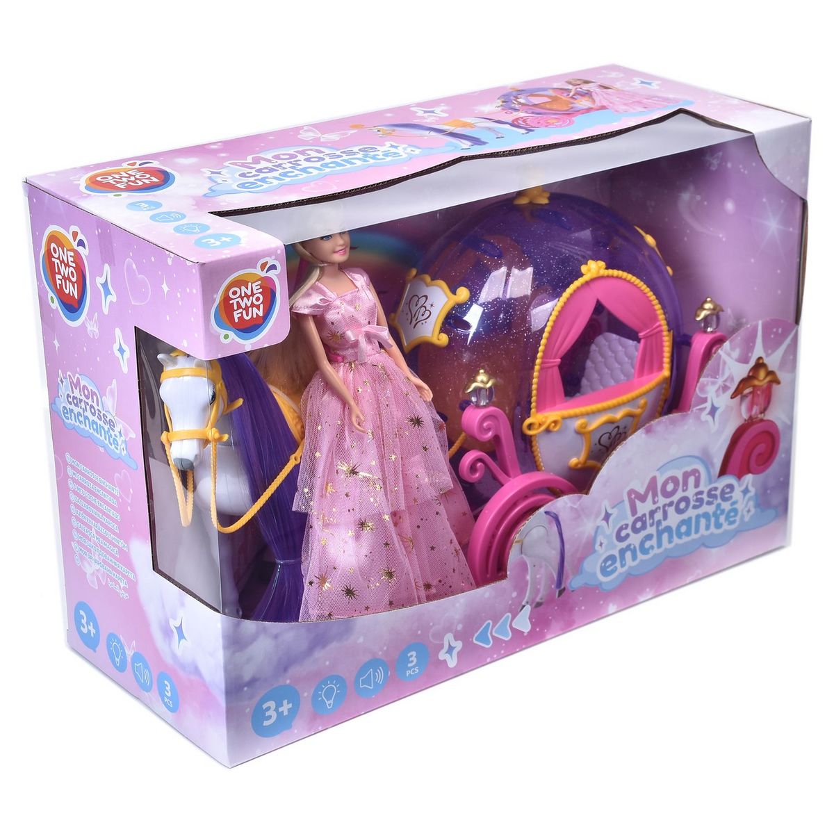 ONE TWO FUN Mon Carrosse enchanté avec fonctions