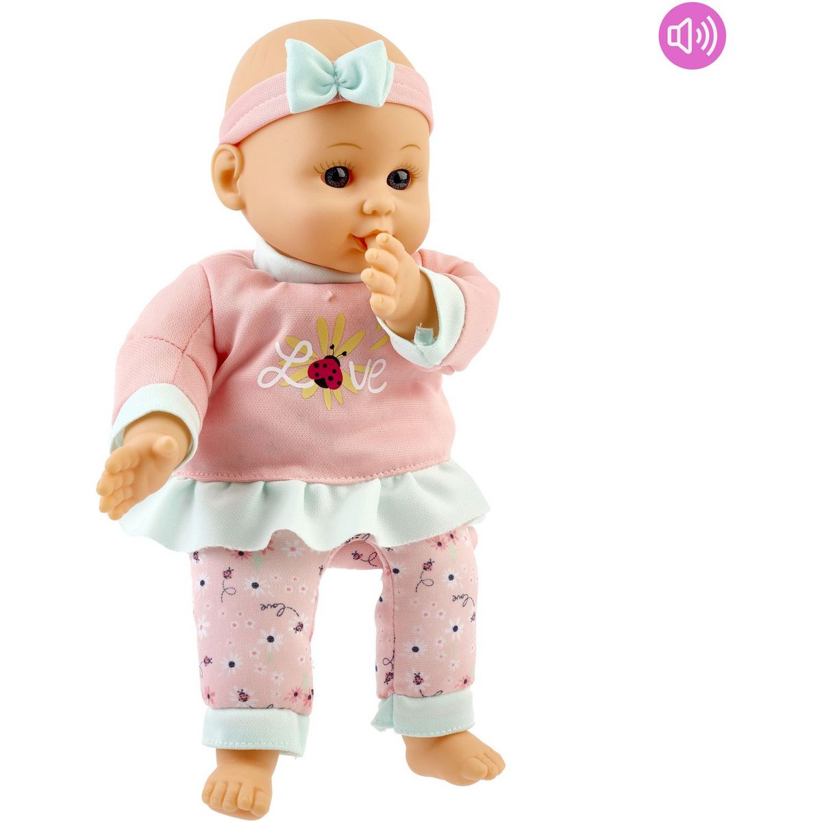 ONE TWO FUN Poupon Léa ou Alex fait des bisous