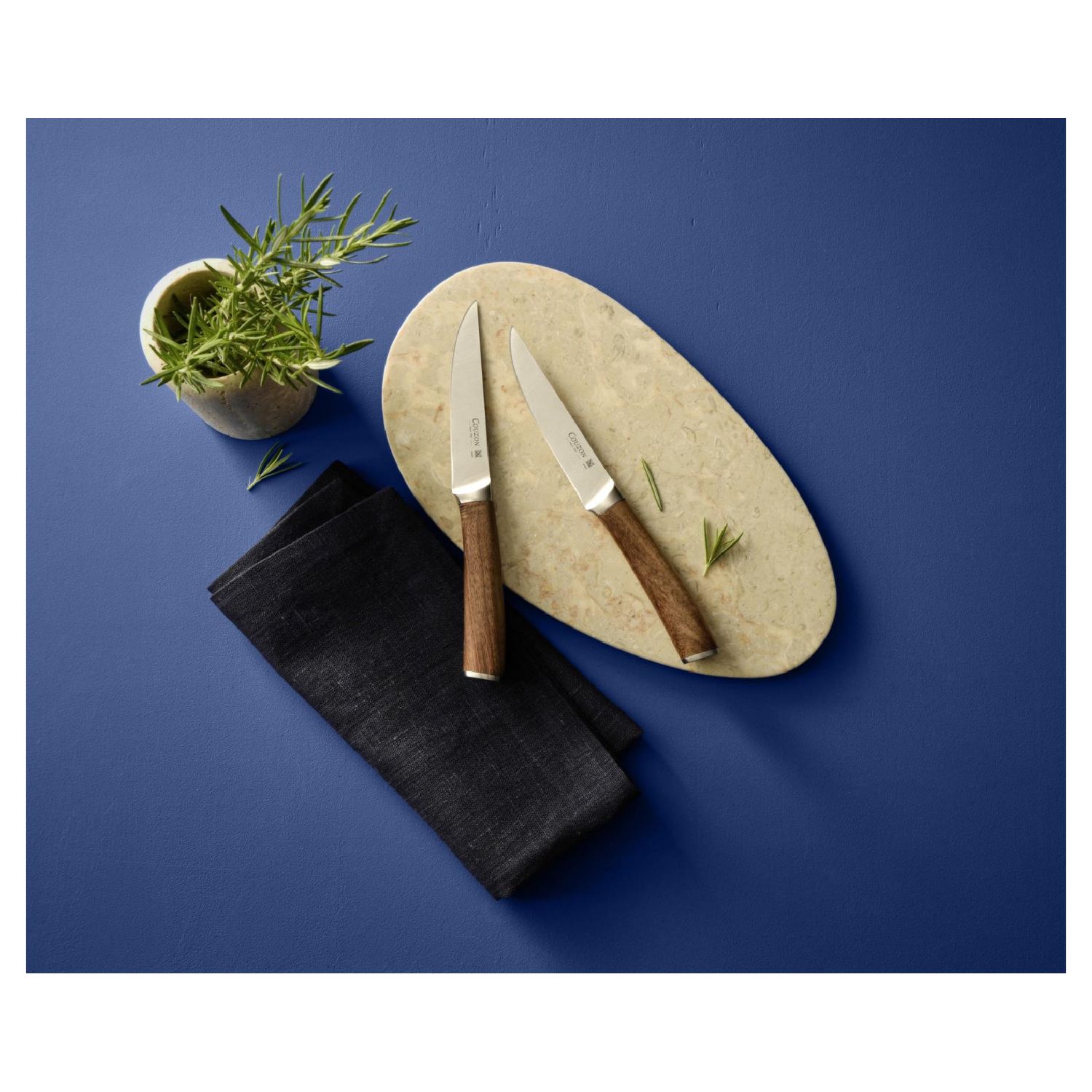 Voir la diapositive 2 : COUZON Set de 2 couteaux à Steak 11.5cm
