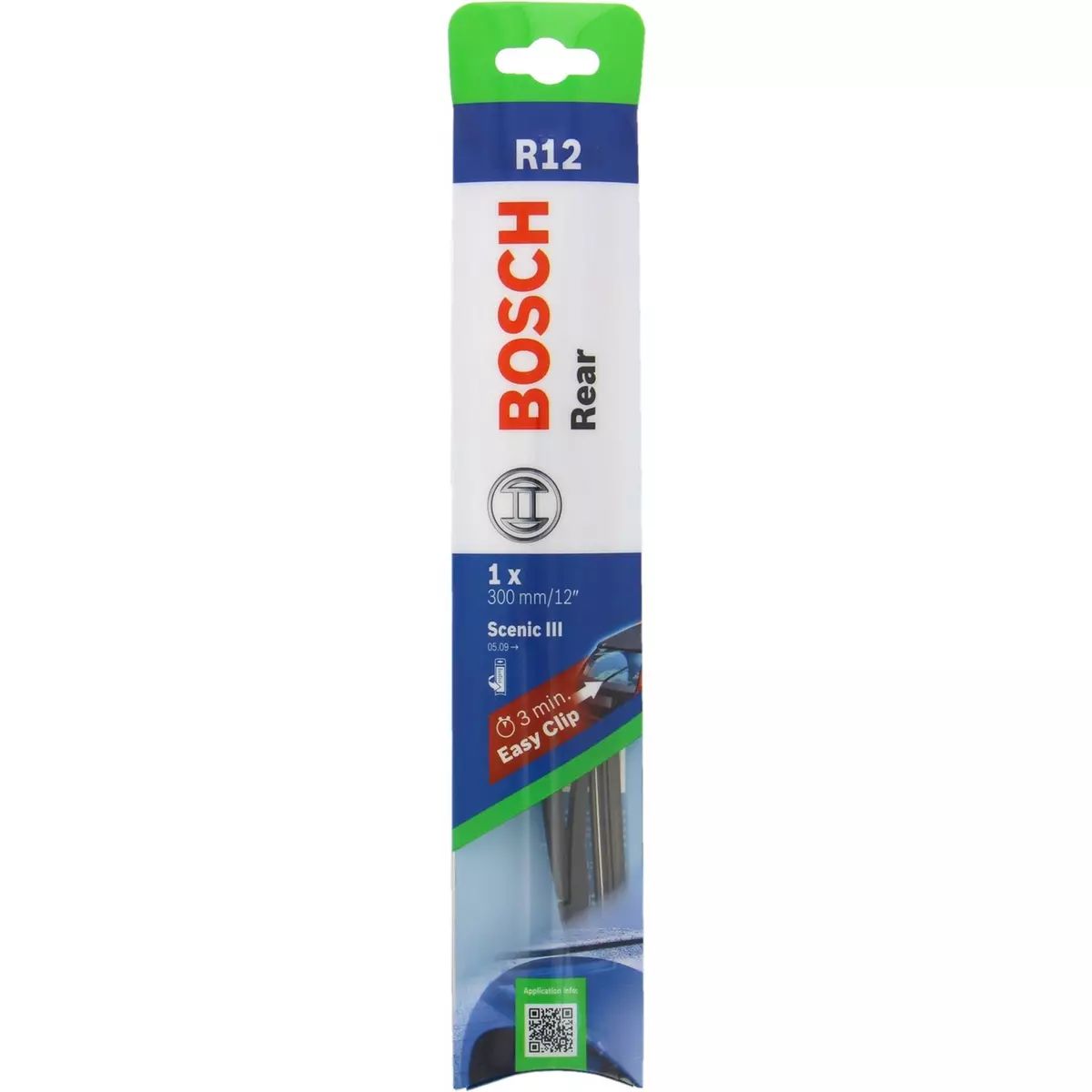 Voir la diapositive 3 : BOSCH Balai d'essuie-glace arrière BOSCH SCENICIIIN° R12