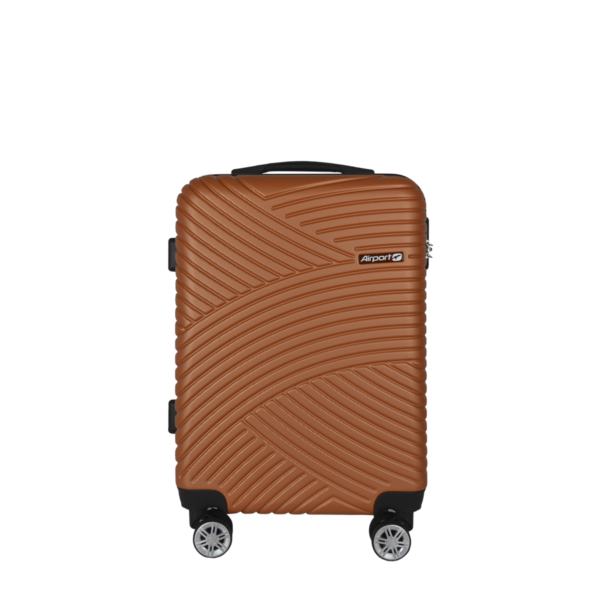 AIRPORT Valise cabine rigide 55 cm 8 roues 360° GINKO - orange