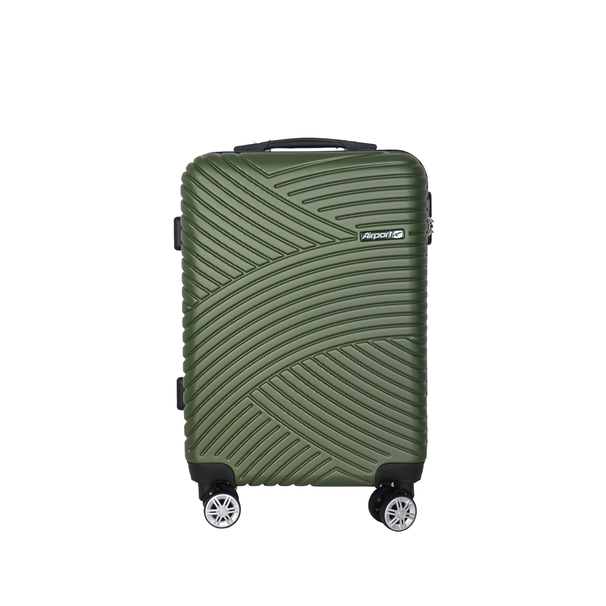 AIRPORT Valise cabine rigide 55 cm 8 roues 360° GINKO - vert
