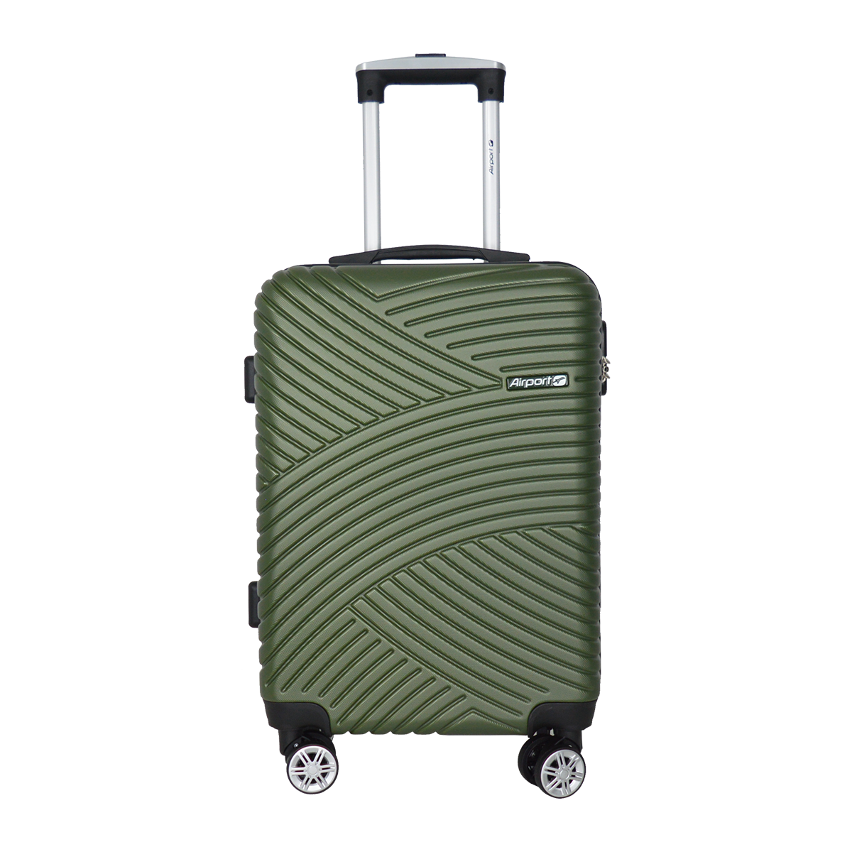 Voir la diapositive 2 : AIRPORT Valise cabine rigide 55 cm 8 roues 360° GINKO - vert