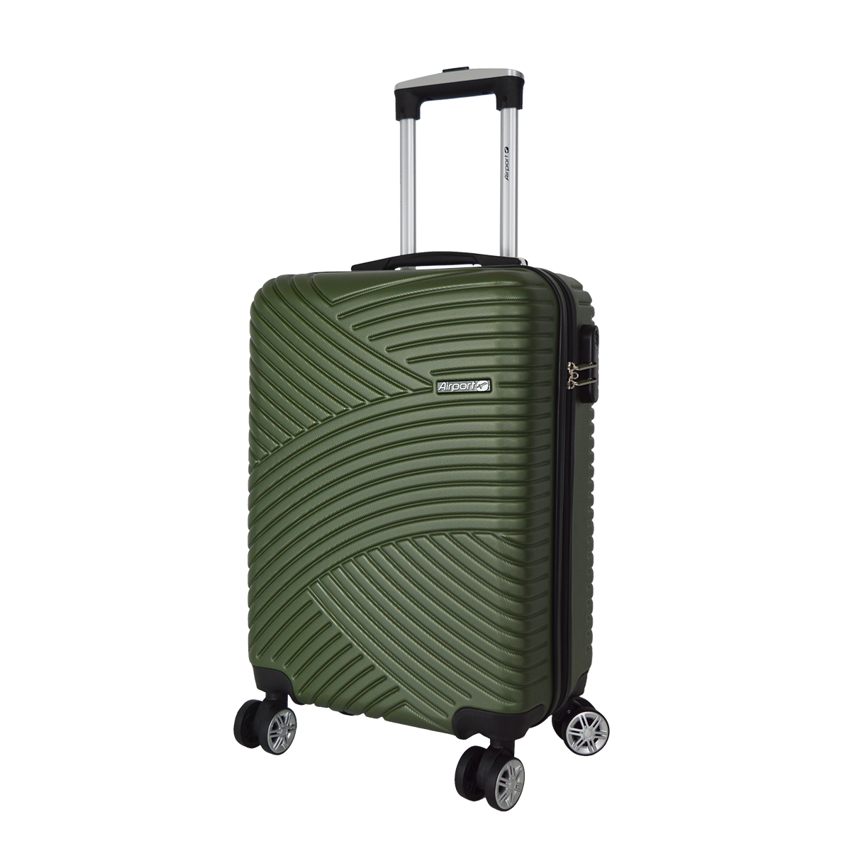 Voir la diapositive 6 : AIRPORT Valise cabine rigide 55 cm 8 roues 360° GINKO - vert