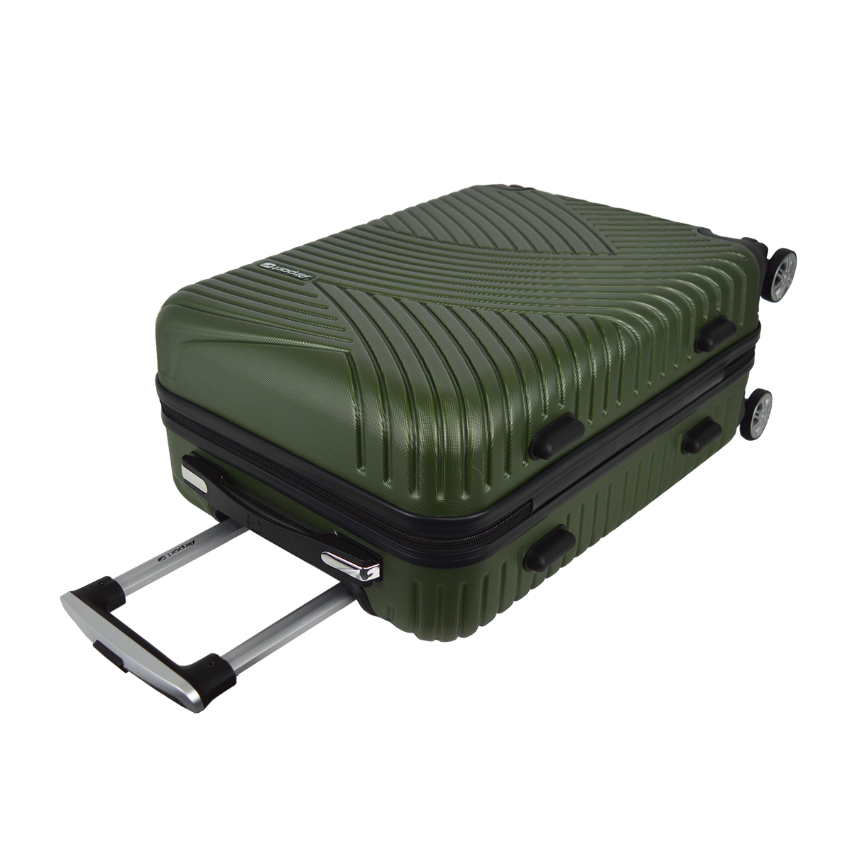 Voir la diapositive 4 : AIRPORT Valise cabine rigide 55 cm 8 roues 360° GINKO - vert