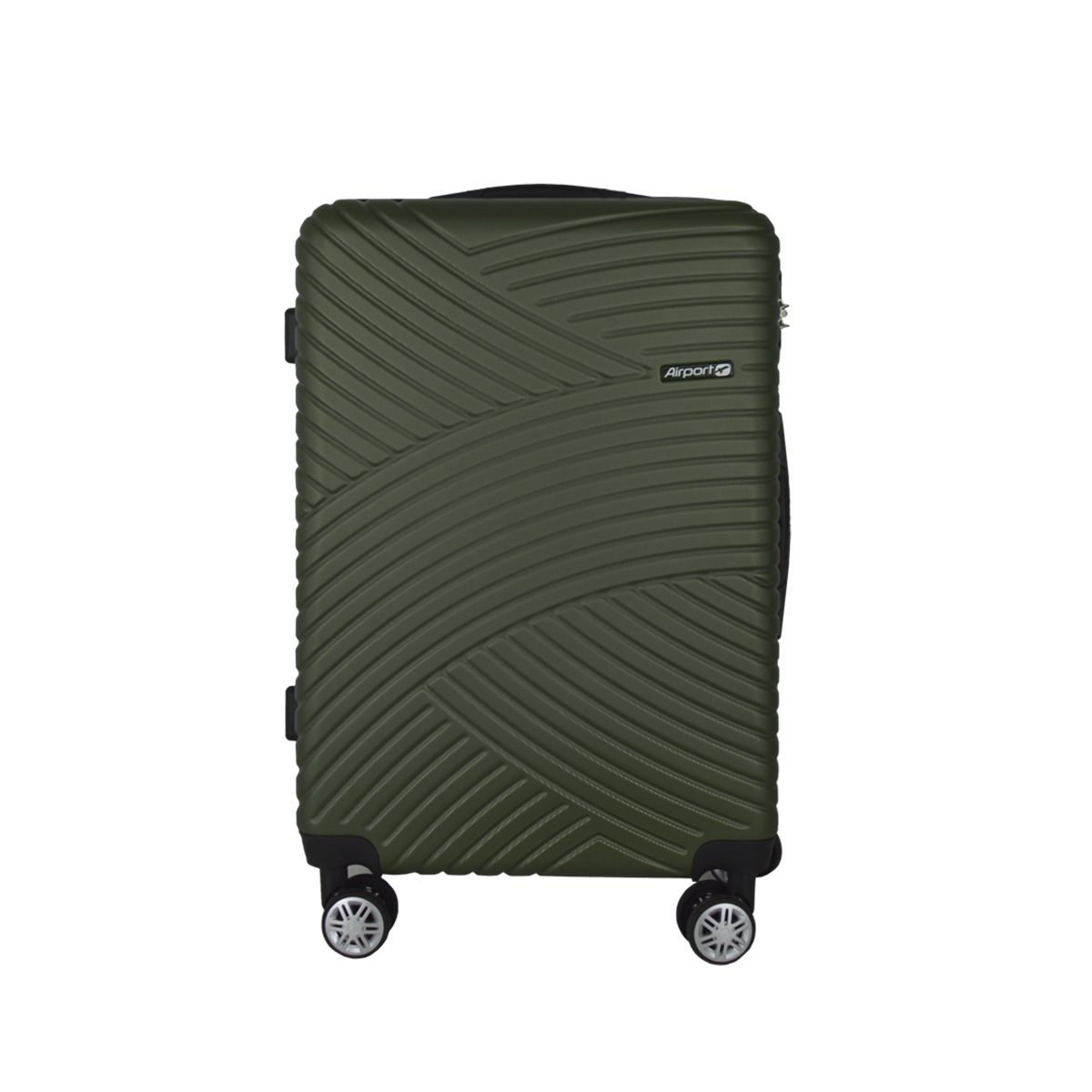 AIRPORT Grande Valise rigide 75 cm extensible 8 roues 360° GINKO - vert