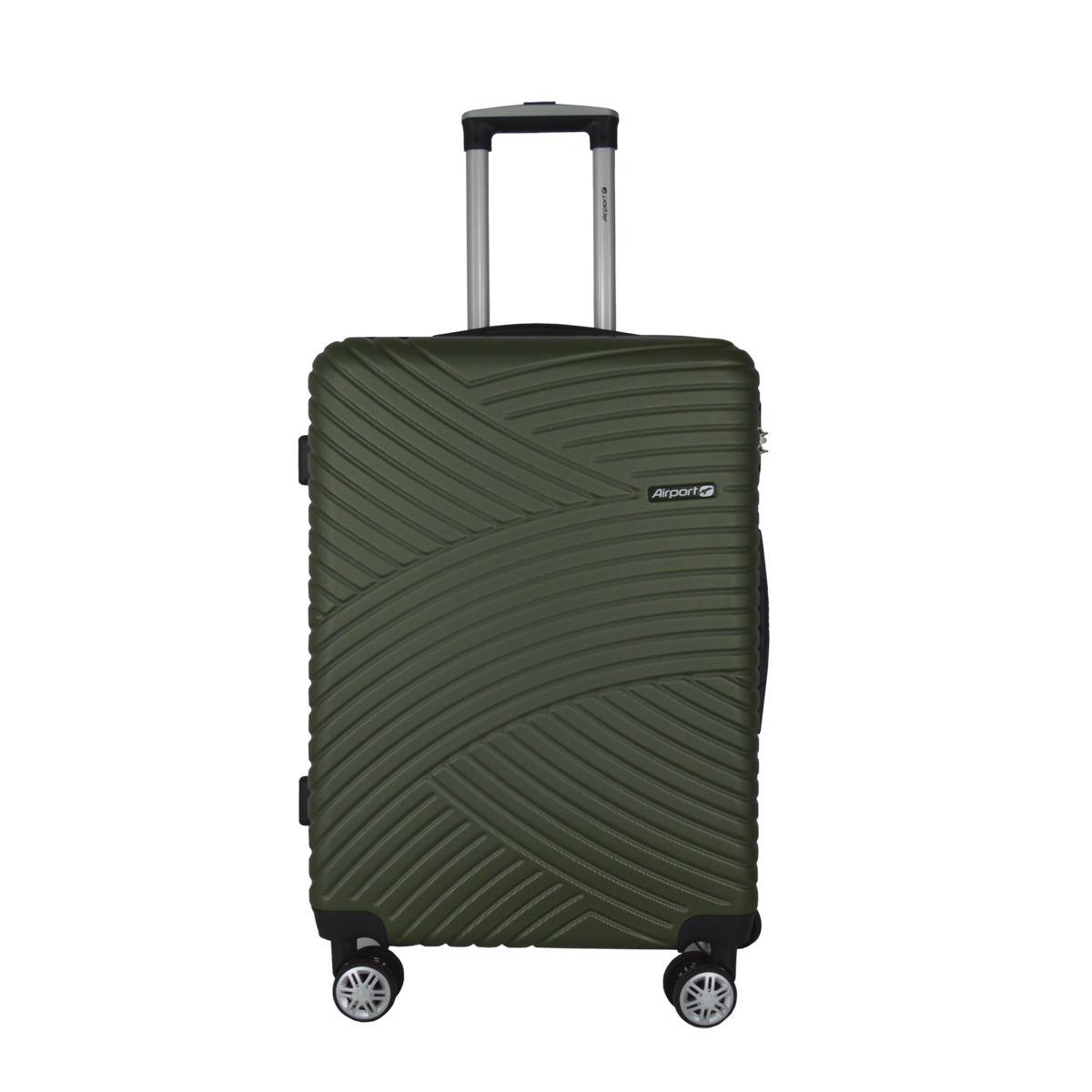 AIRPORT Grande Valise rigide 75 cm extensible 8 roues 360° GINKO - vert