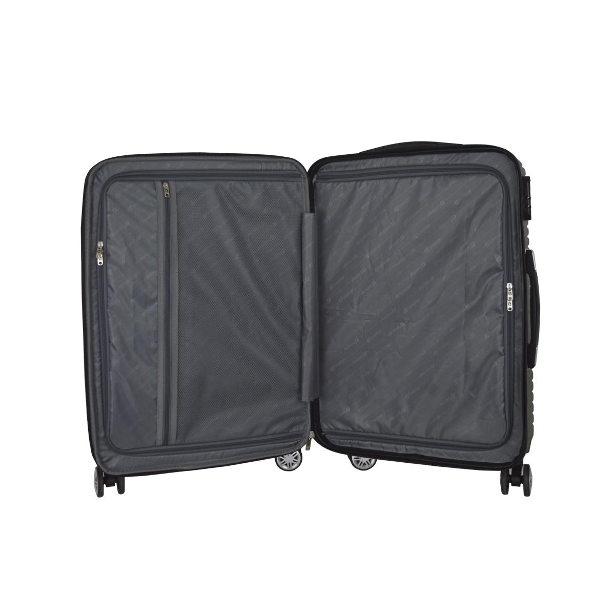 Voir la diapositive 4 : AIRPORT Grande Valise rigide 75 cm extensible 8 roues 360° GINKO - vert