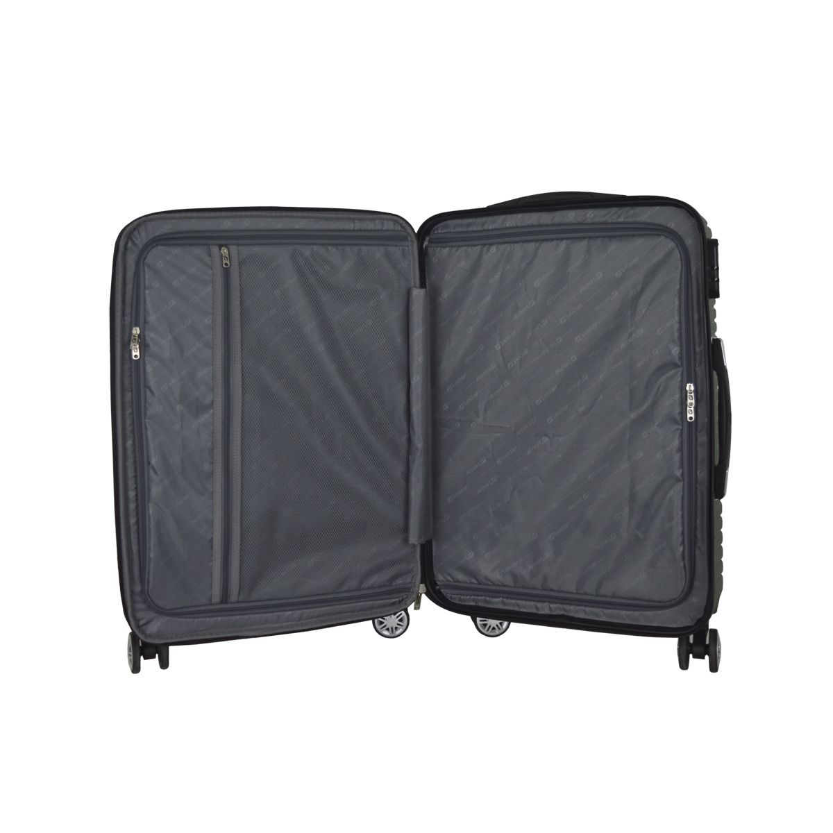 AIRPORT Grande Valise rigide 75 cm extensible 8 roues 360° GINKO - vert