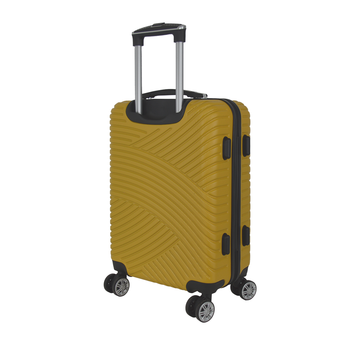 AIRPORT Valise cabine rigide 55 cm 8 roues 360° GINKO - jaune