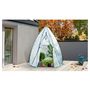 Voir la diapositive 1 : JARDIKT Serre d'hivernage - Métal/Polyéthylène - 1,96m² - TEEPEE SMALL