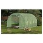 Voir la diapositive 1 : JARDIKT Serre tunnel 4 saisons - Vert - 12m²