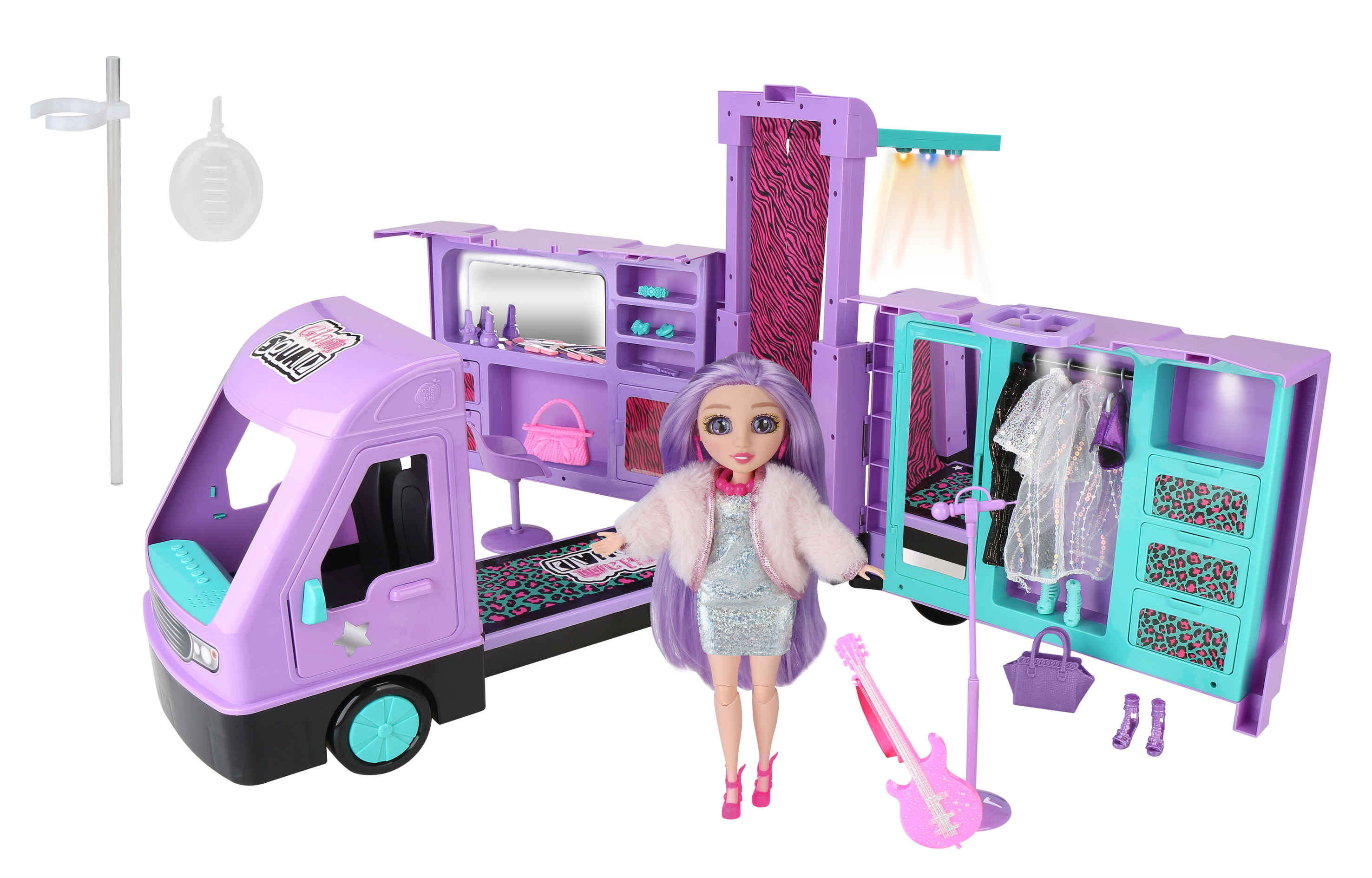 Voir la diapositive 11 : ONE TWO FUN Glam Squad Tour Van