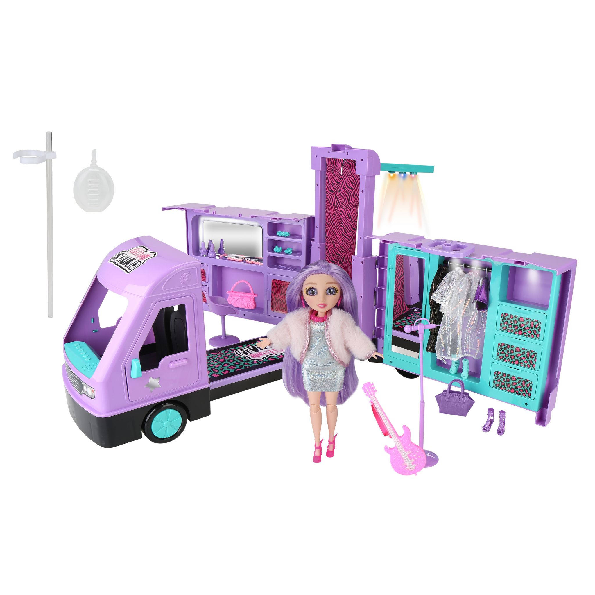 Voir la diapositive 11 : ONE TWO FUN Glam Squad Tour Van