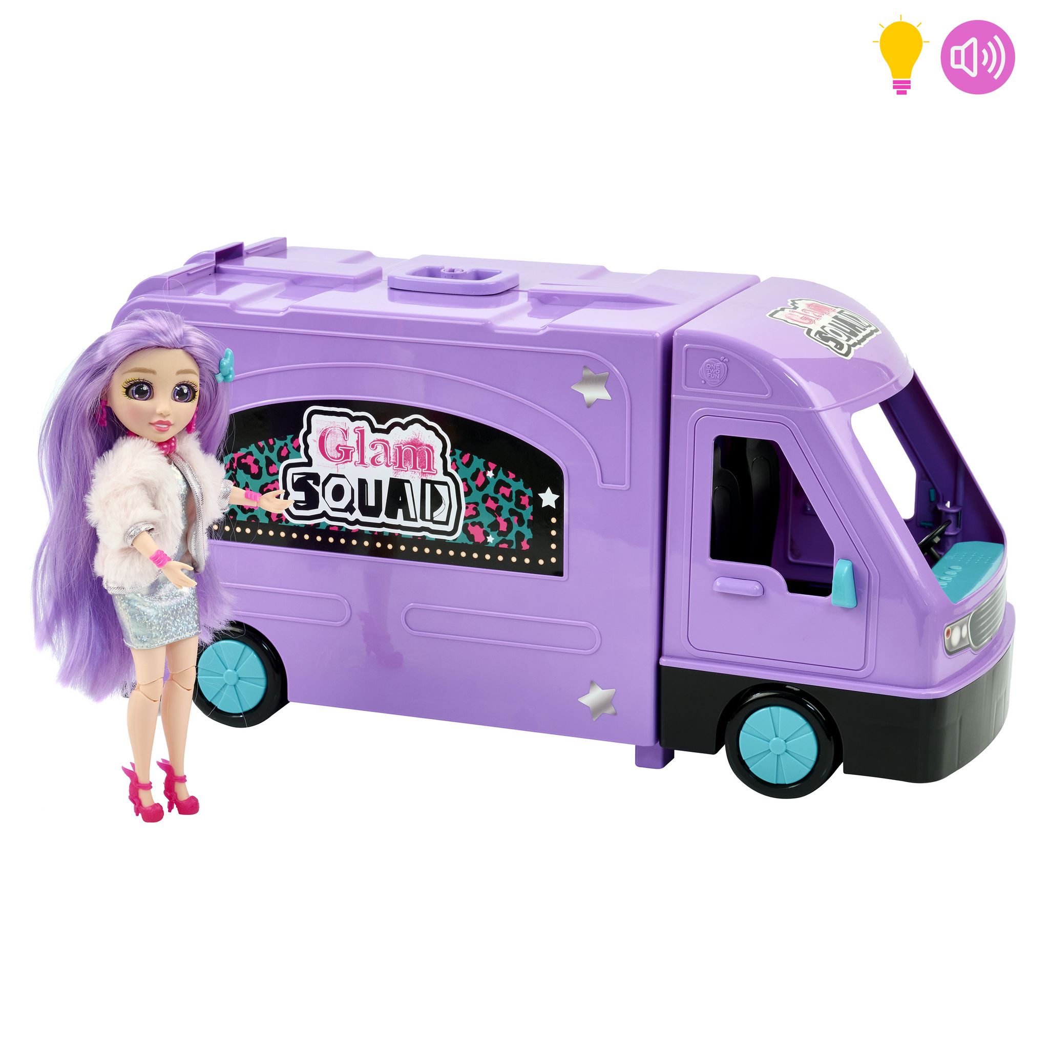 Voir la diapositive 27 : ONE TWO FUN Glam Squad Tour Van