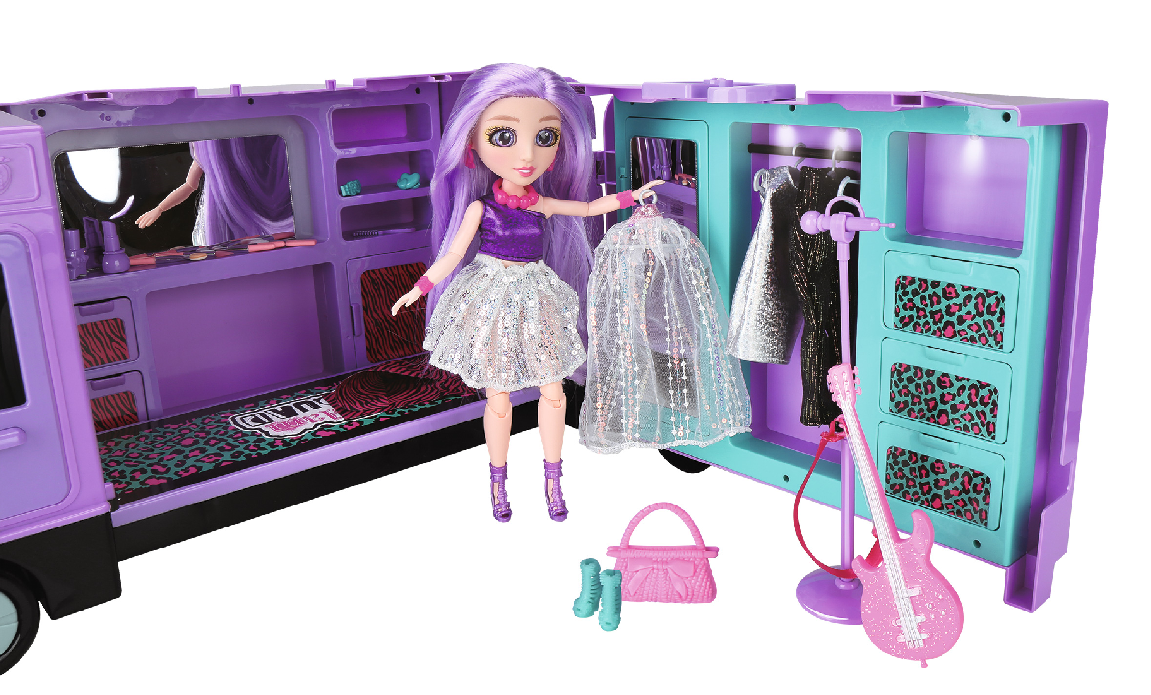 Voir la diapositive 18 : ONE TWO FUN Glam Squad Tour Van