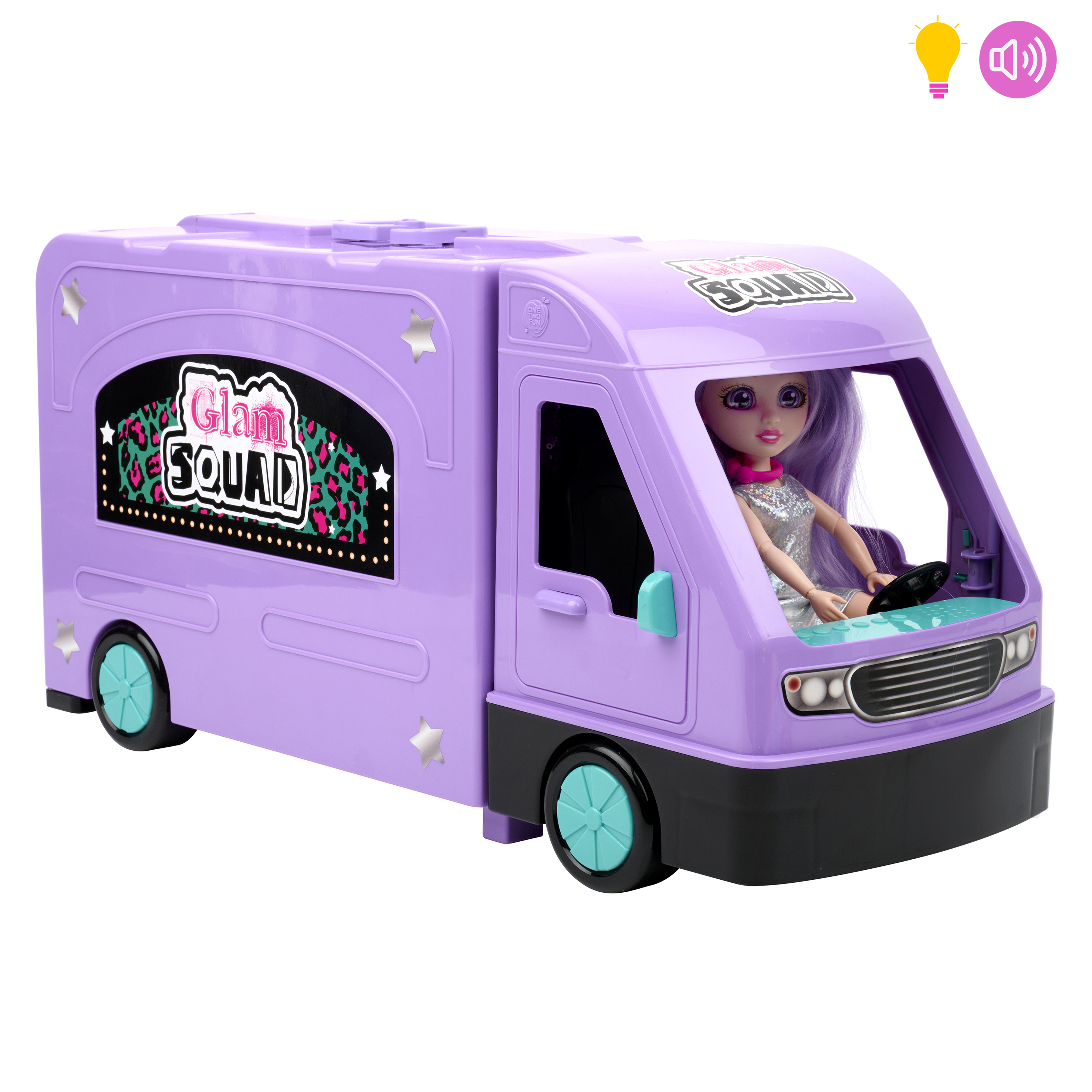 Voir la diapositive 14 : ONE TWO FUN Glam Squad Tour Van