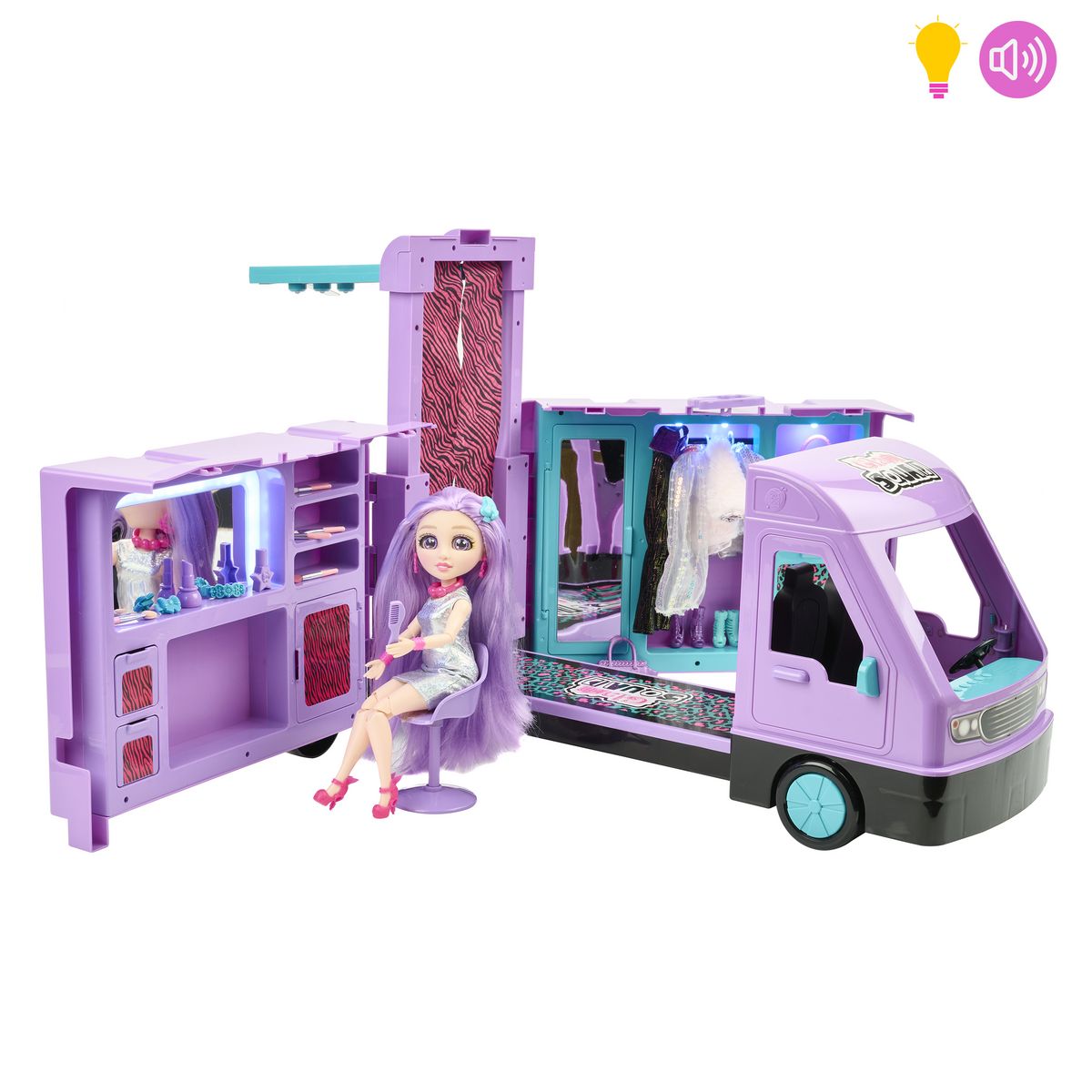 ONE TWO FUN Glam Squad Tour Van