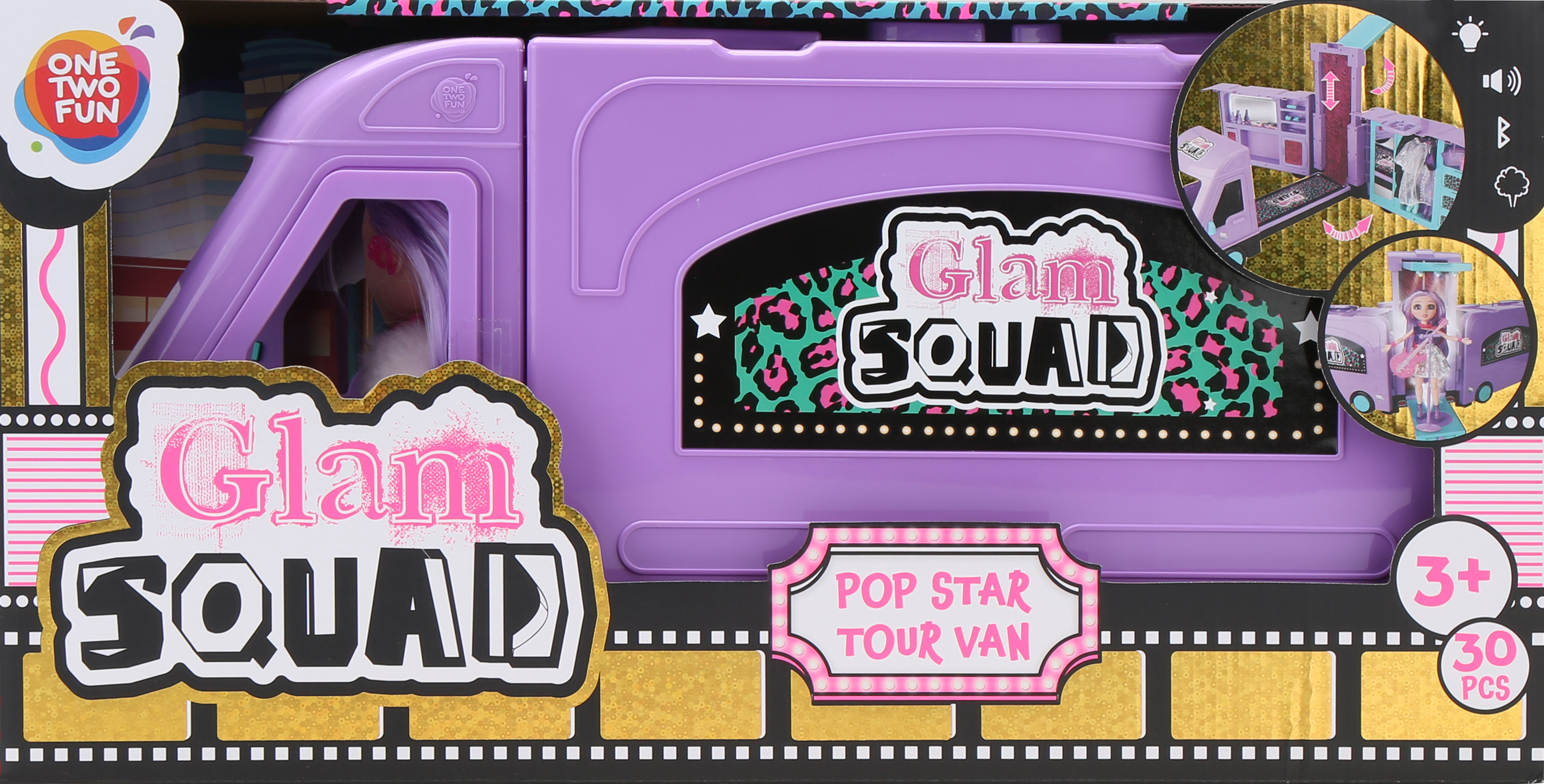 Voir la diapositive 19 : ONE TWO FUN Glam Squad Tour Van