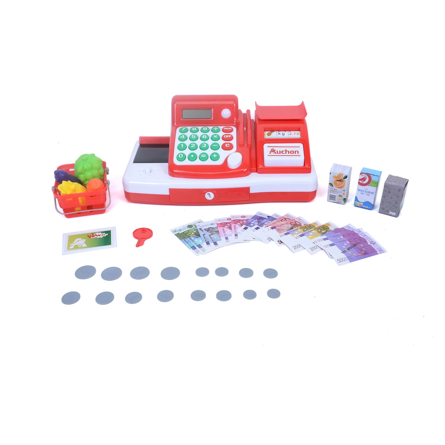 Voir la diapositive 9 : ONE TWO FUN Caisse enregistreuse Auchan