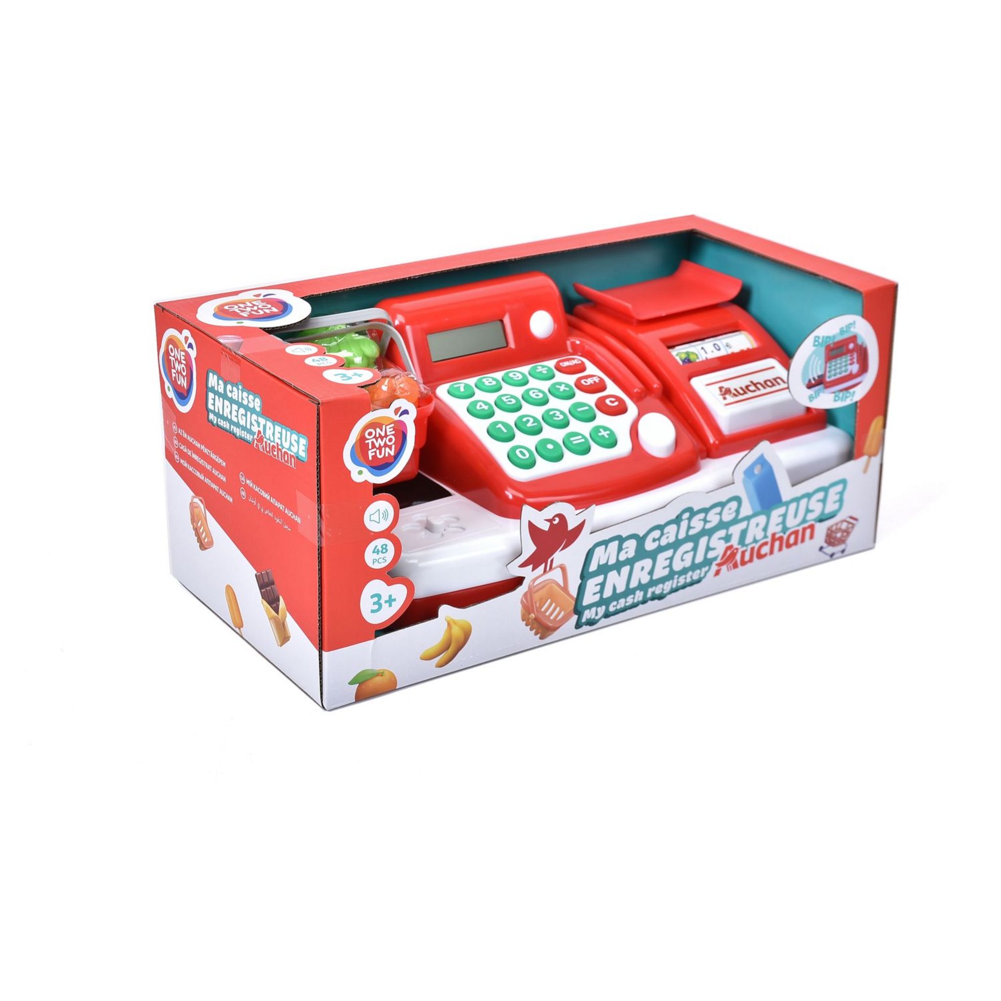 Voir la diapositive 7 : ONE TWO FUN Caisse enregistreuse Auchan