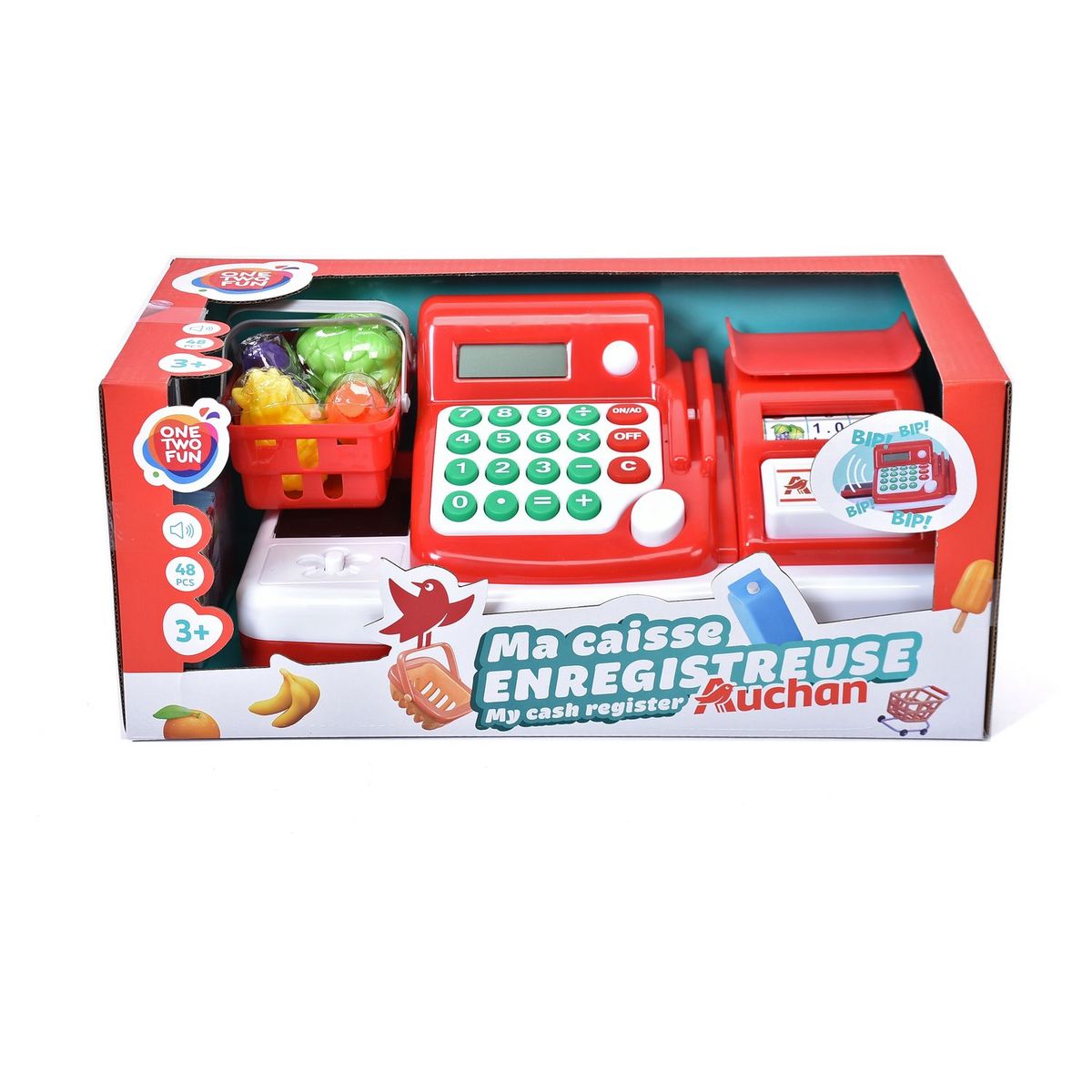 ONE TWO FUN Caisse enregistreuse Auchan