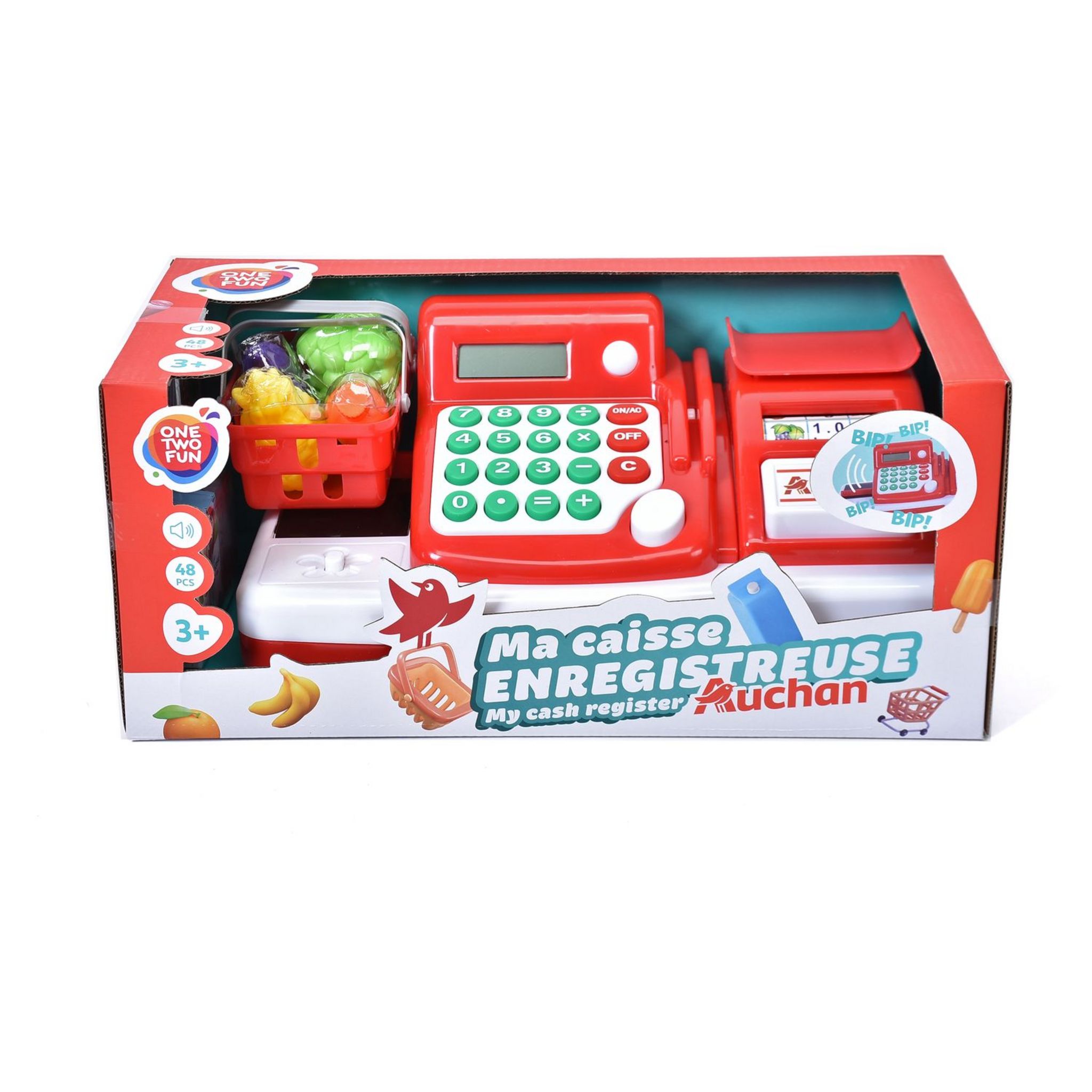 Voir la diapositive 5 : ONE TWO FUN Caisse enregistreuse Auchan