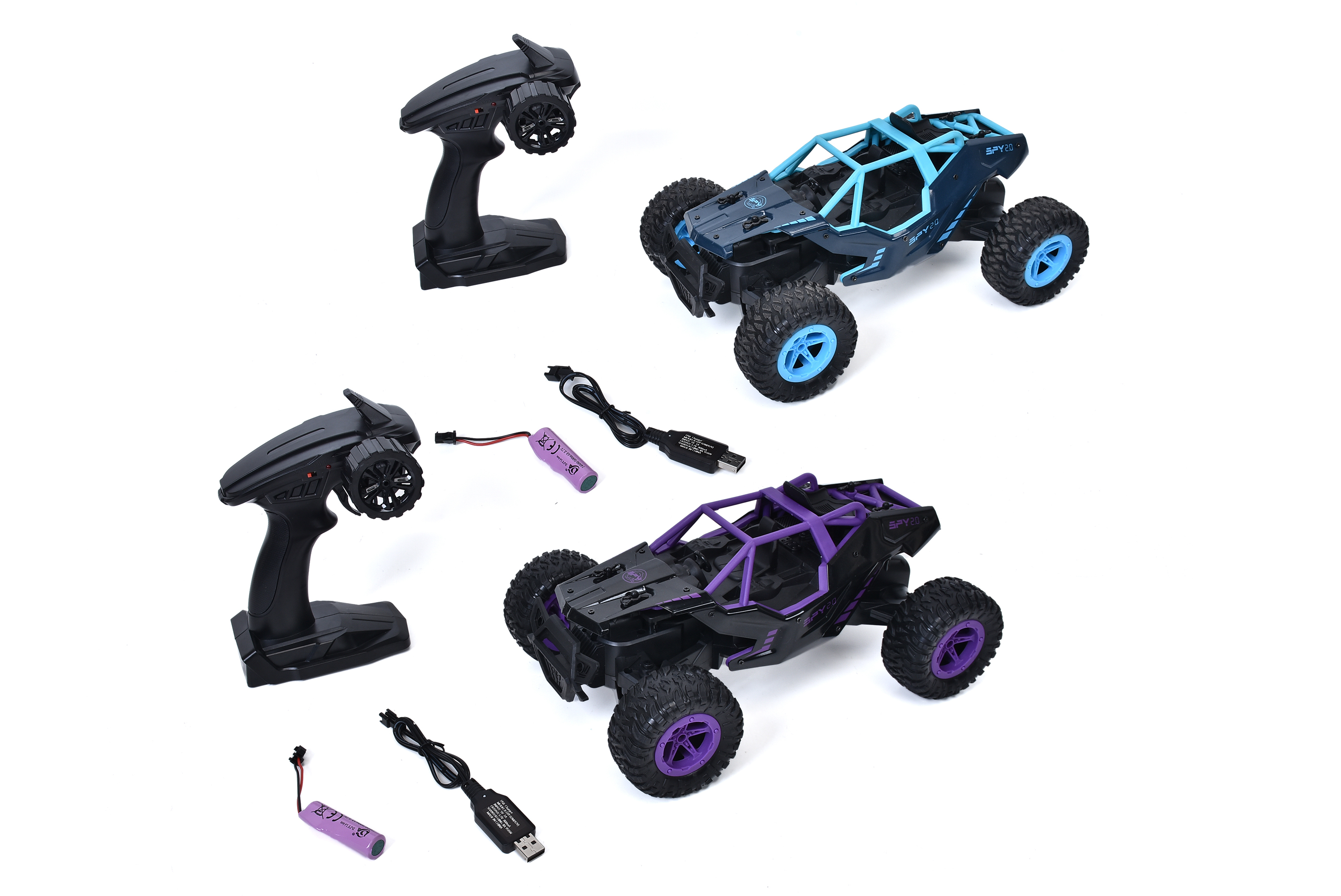 Voir la diapositive 2 : ONE TWO FUN Véhicules RC Off Road Buggy échelle 1/14ème
