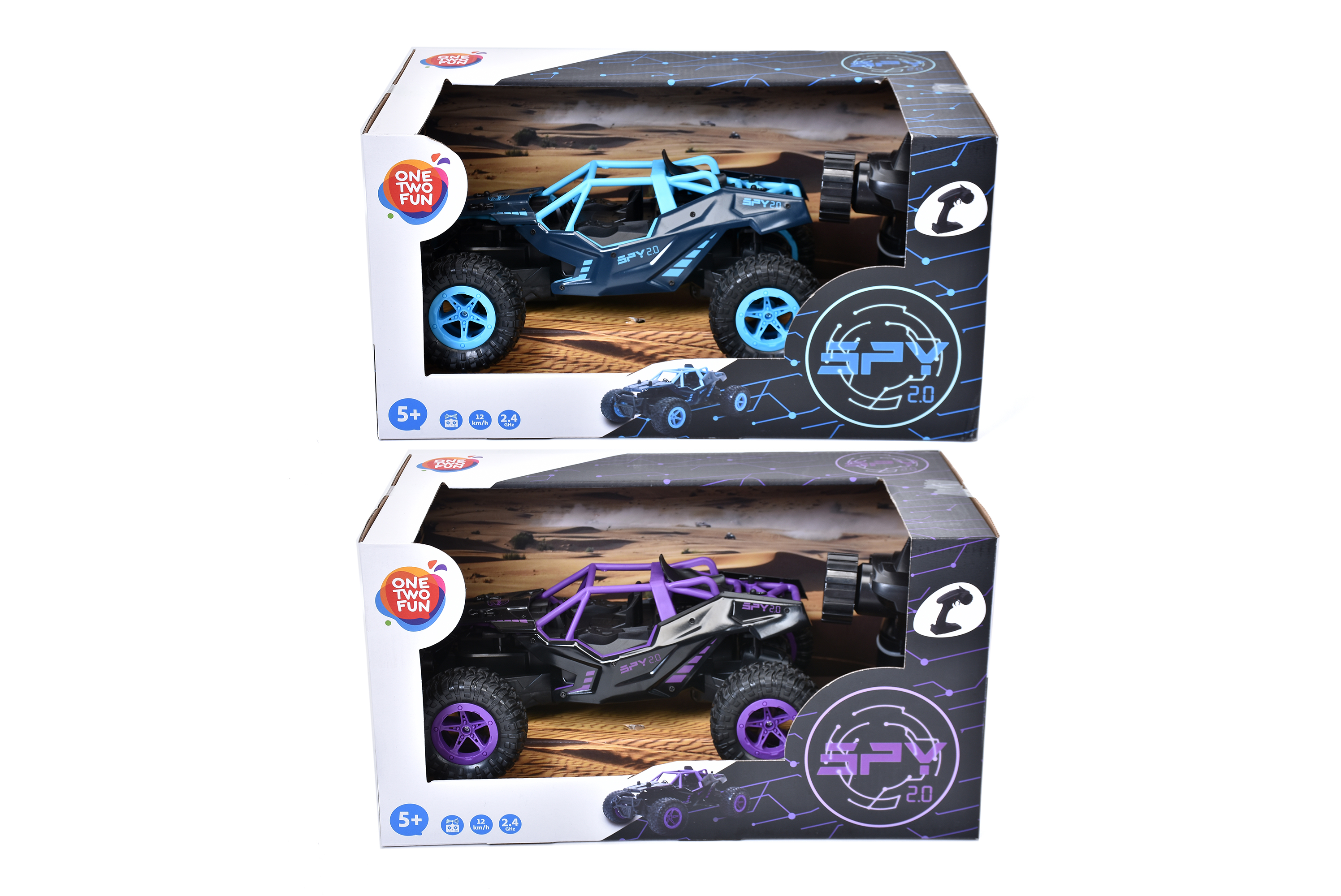 Voir la diapositive 3 : ONE TWO FUN Véhicules RC Off Road Buggy échelle 1/14ème