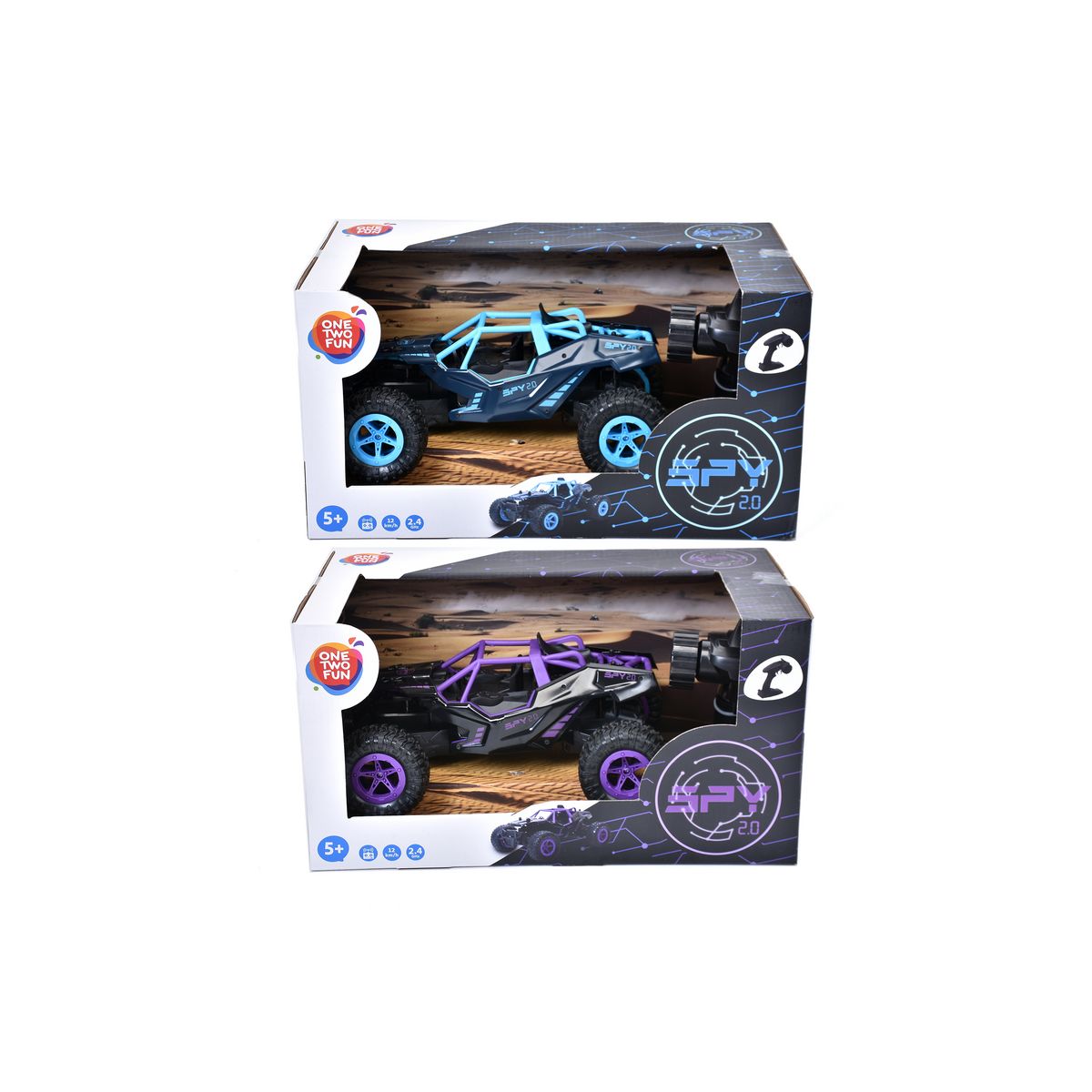 ONE TWO FUN Véhicules RC Off Road Buggy échelle 1/14ème