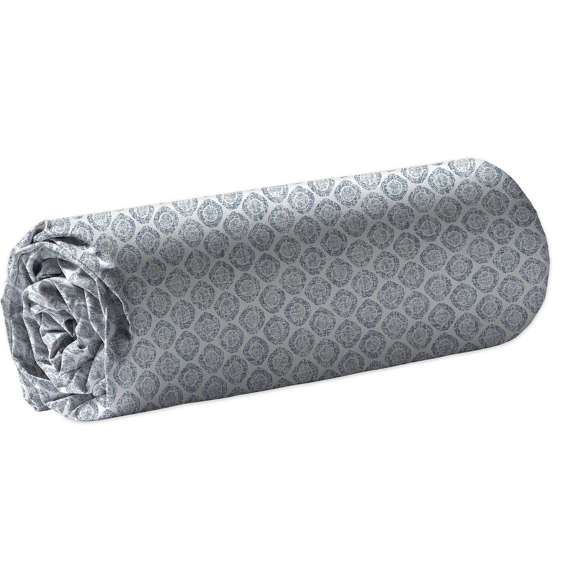 ACTUEL Drap Housse en percale de coton 70 fils NEIGE